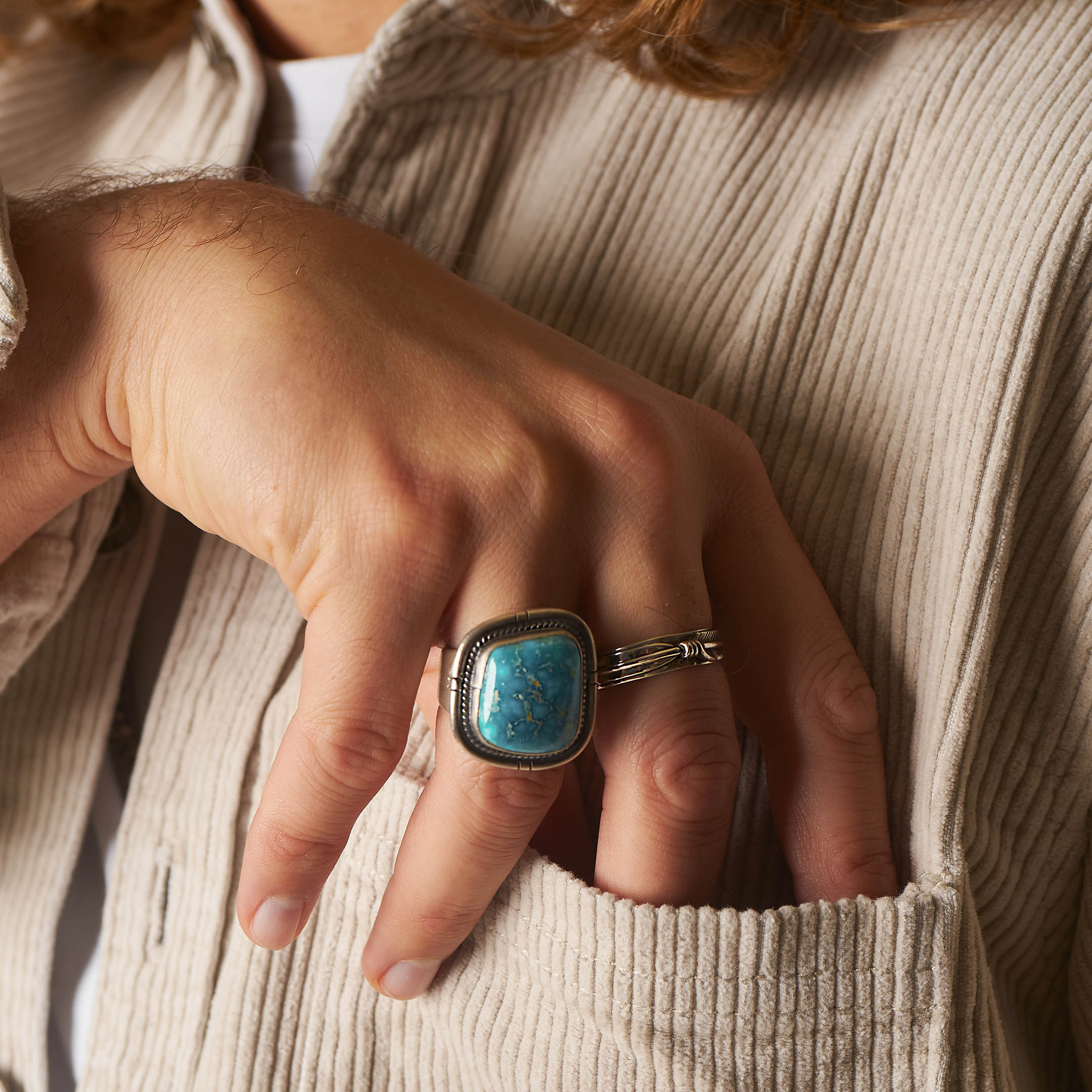 Navajo Feather ring in silver.  | Harpo Paris