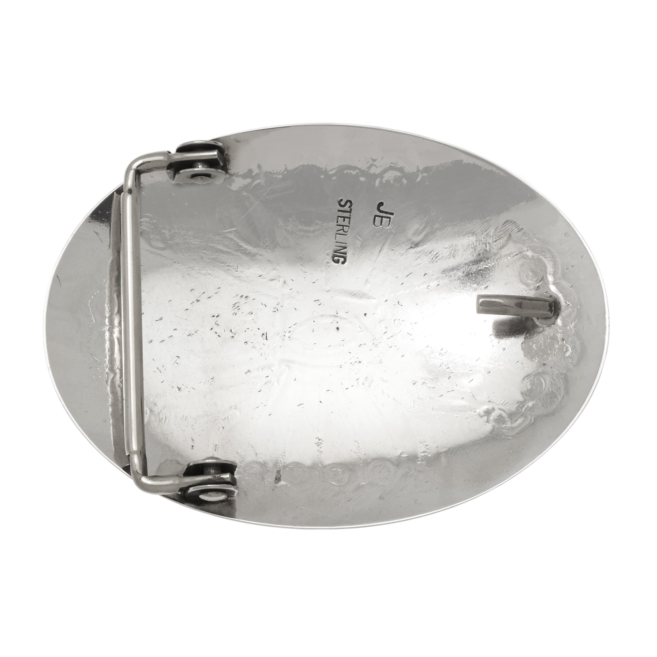 Silver Belt Buckle BK92 - Harpo Paris