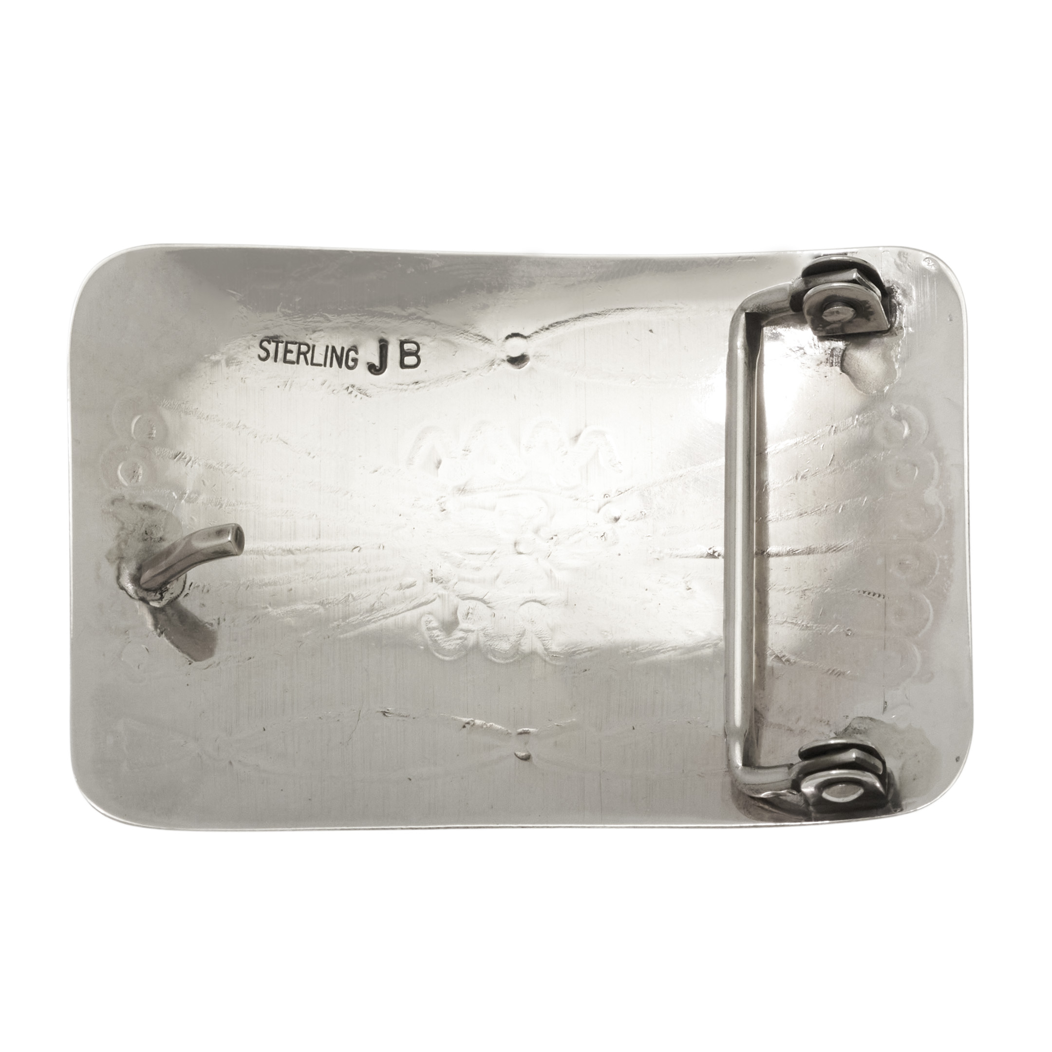 Silver Belt Buckle BK93 - Harpo Paris