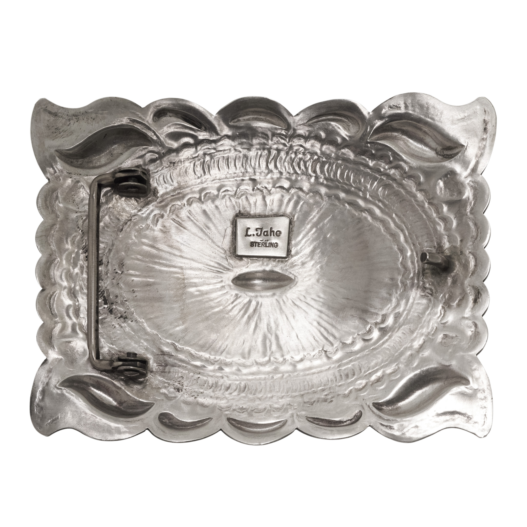 Silver Belt Buckle BK102 - Harpo Paris