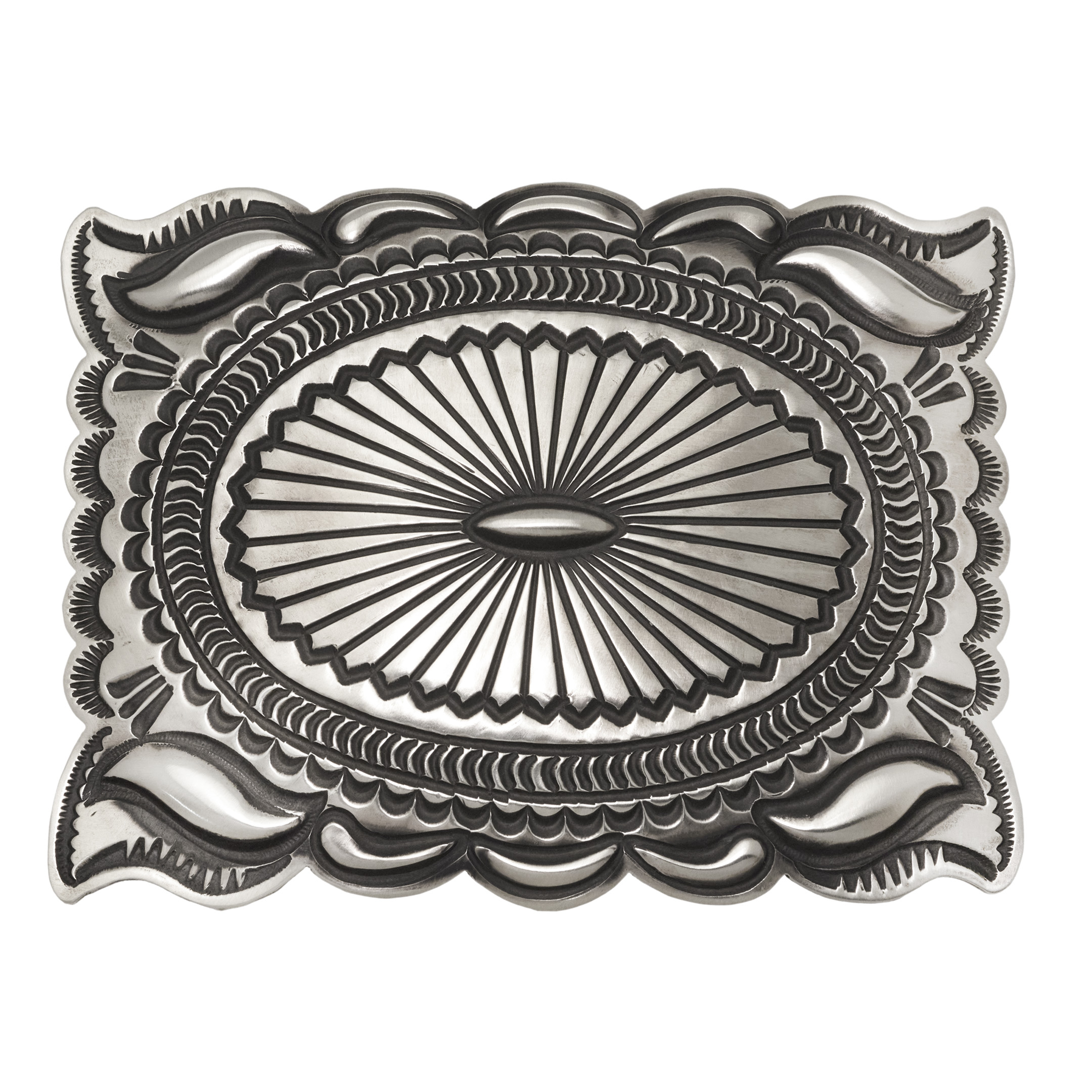 Silver Belt Buckle BK102 - Harpo Paris