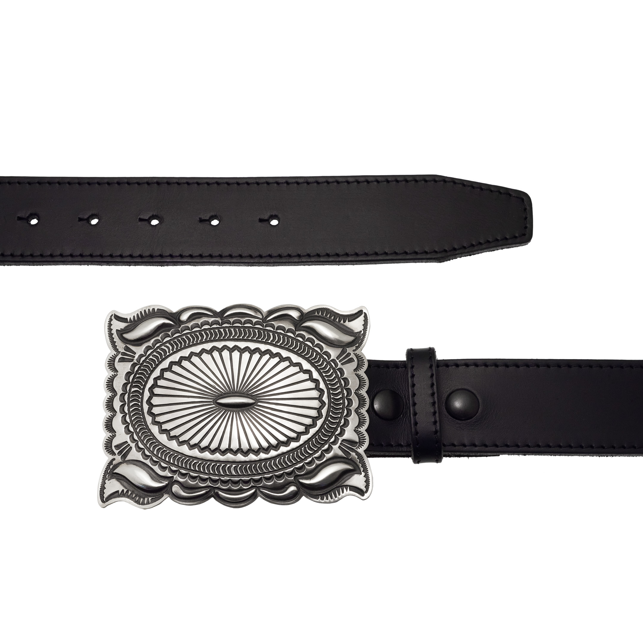 Boucle de ceinture argent BK102 - Harpo Paris