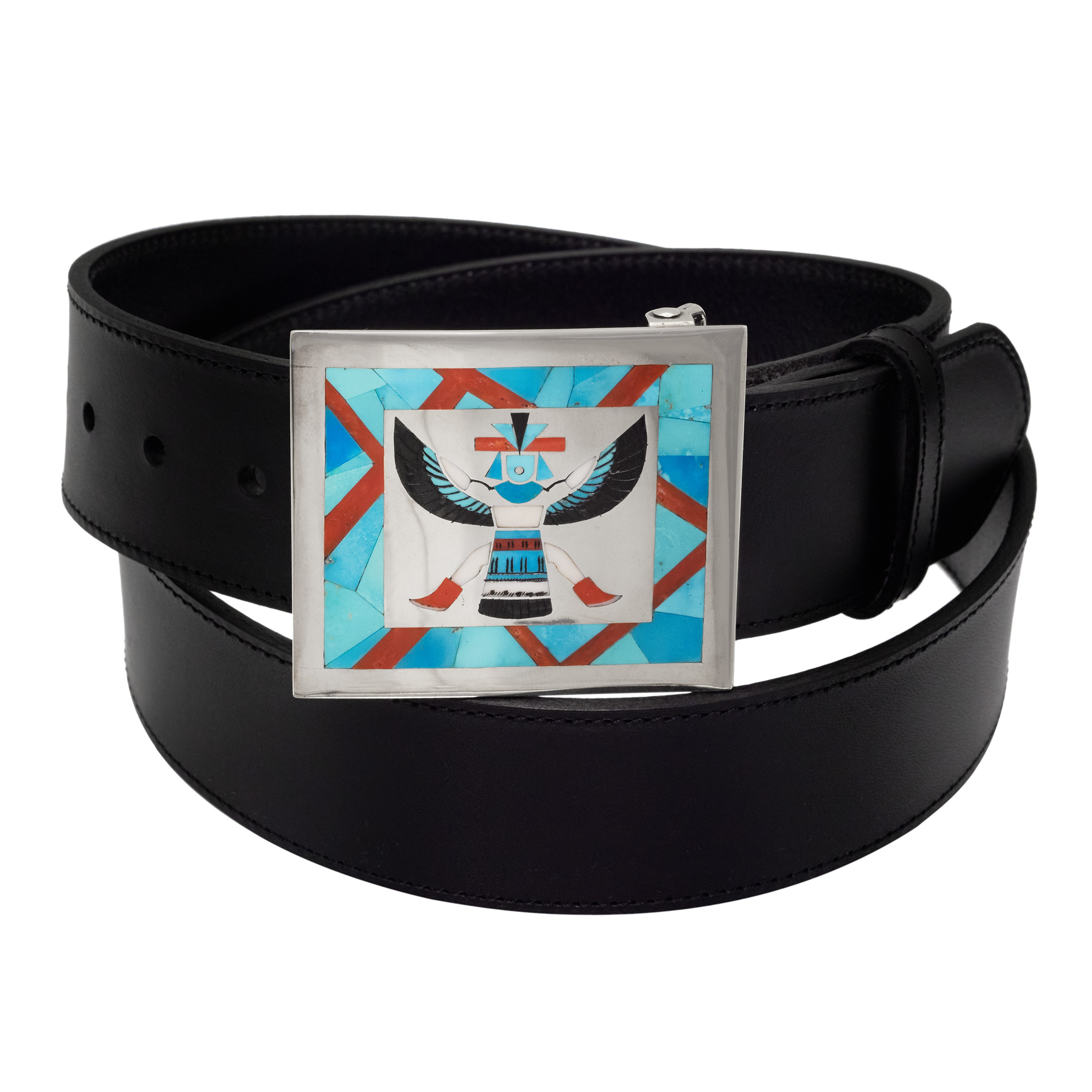 Inlay belt buckle BK103 - Harpo Paris