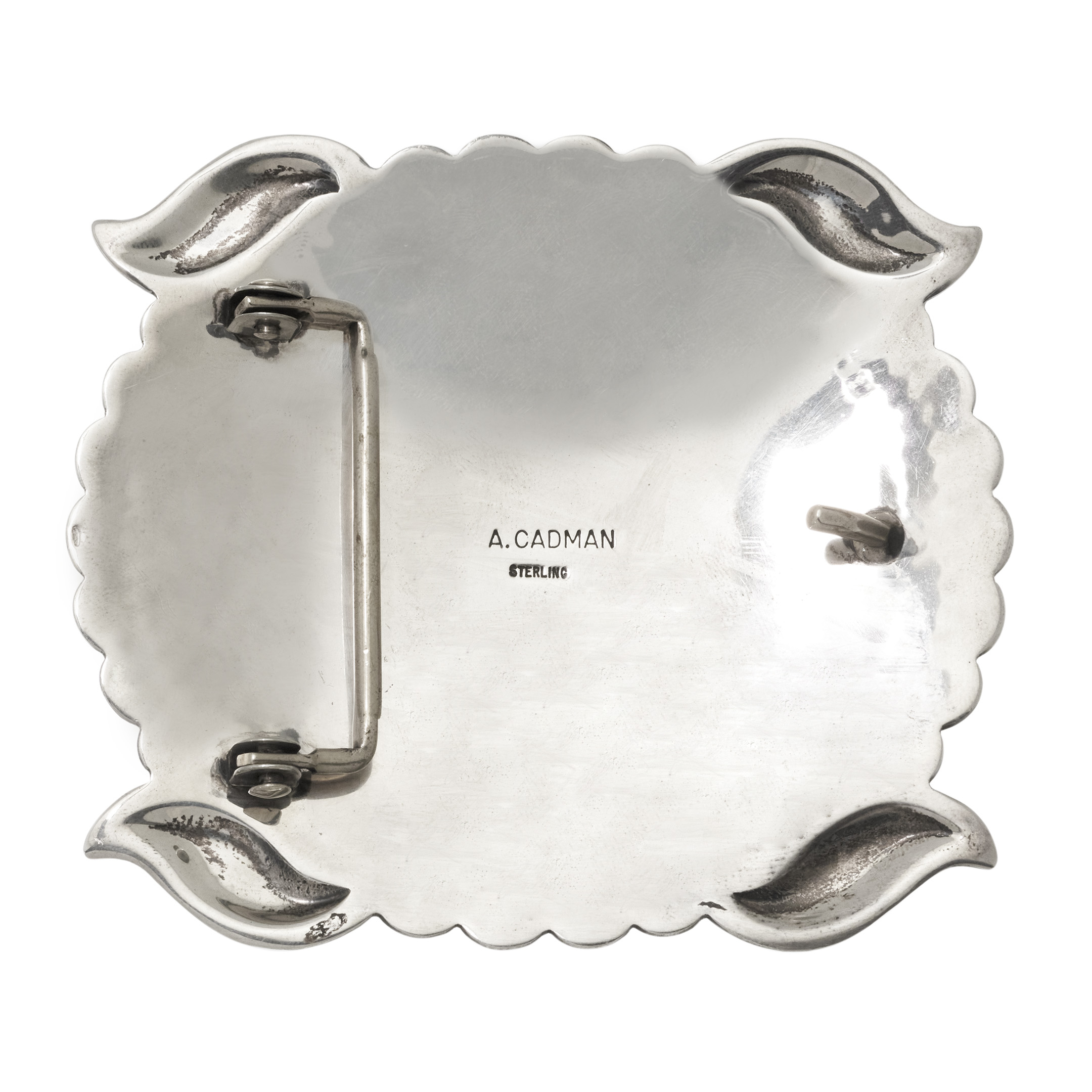 Turquoise and silver buckle BK100 - Harpo paris