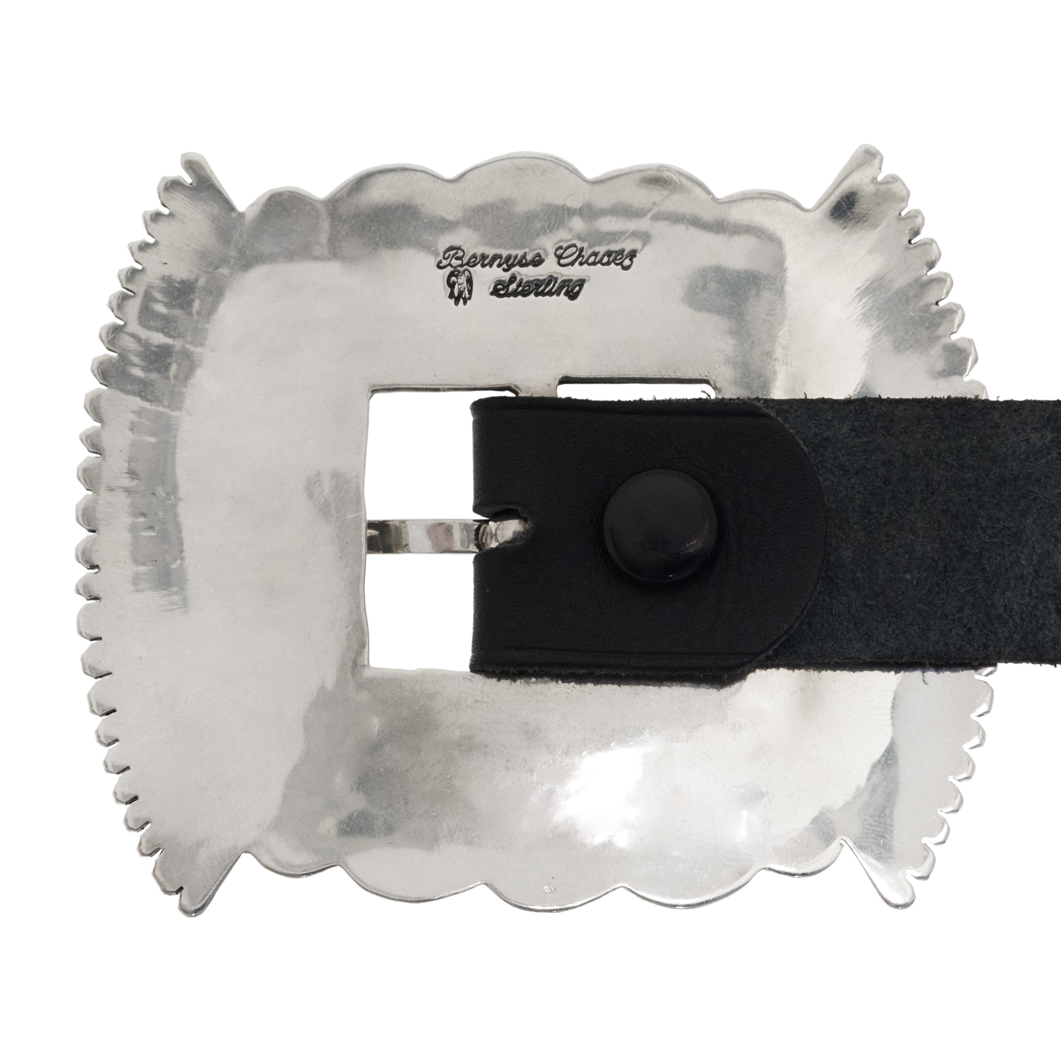 Ceinture Conchas argent et turquoise, CC05 - Harpo Paris