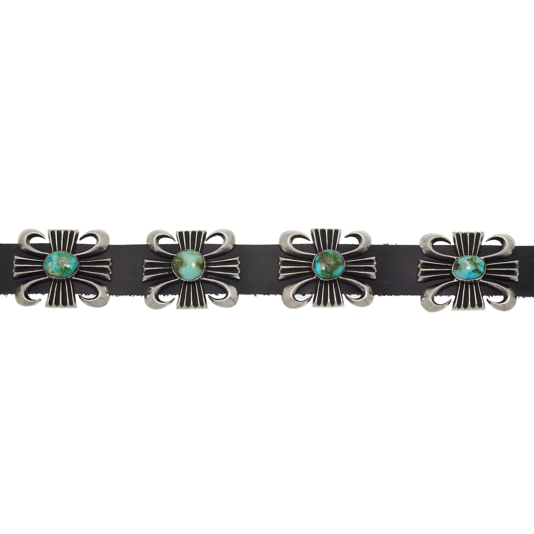 Silver and Turquoise Belt, CC26 - Harpo Paris