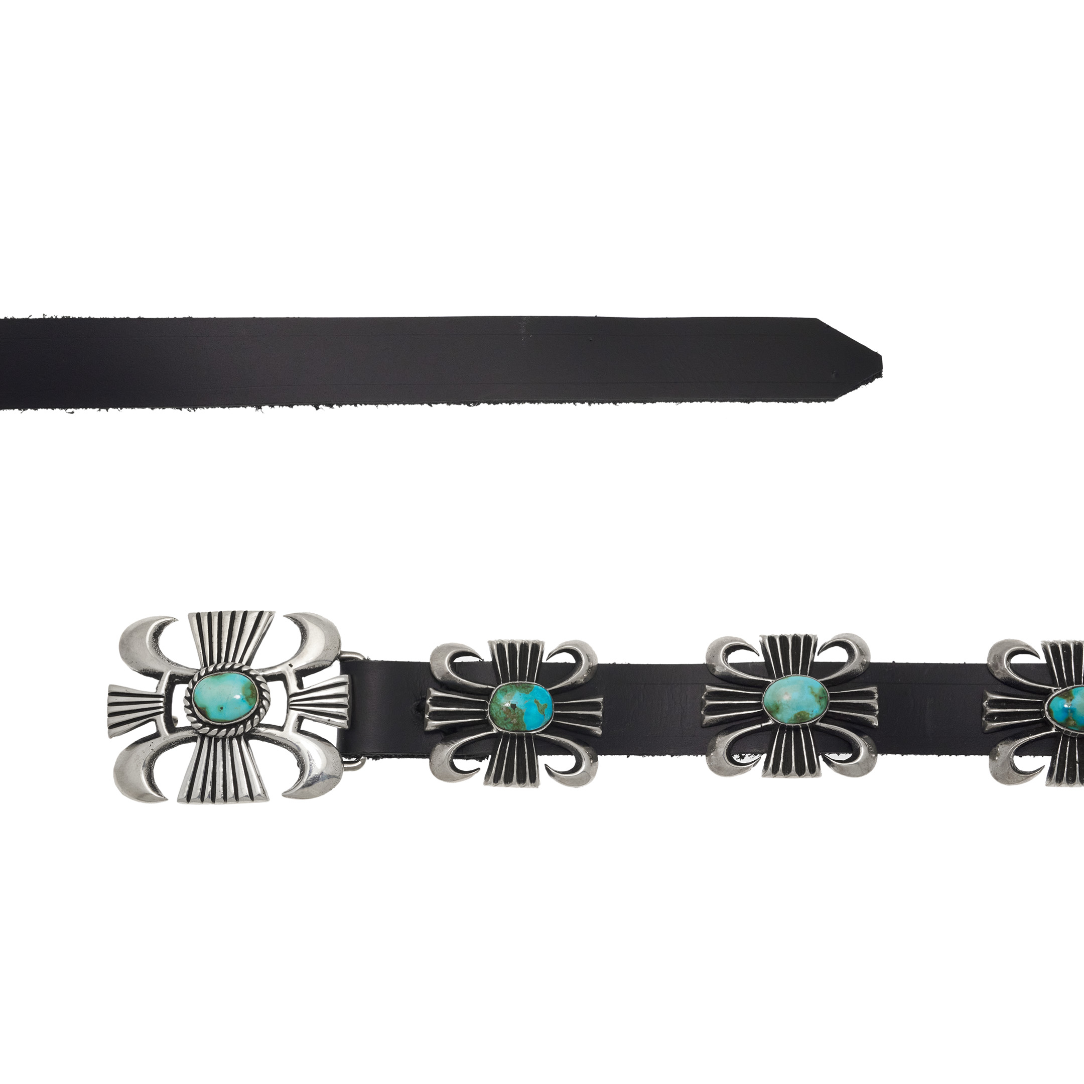 Ceinture argent et turquoise, CC26 - Harpo Paris