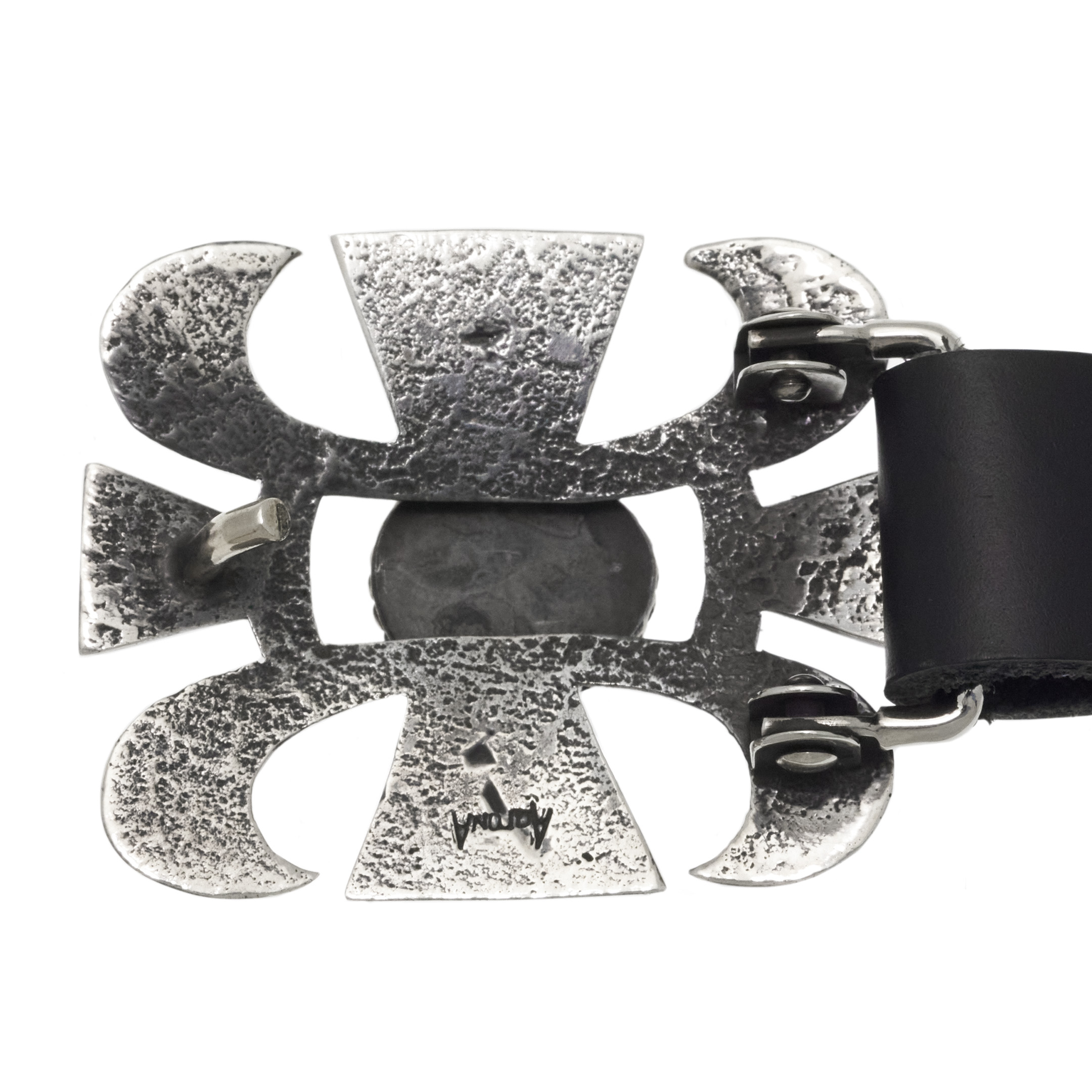 Silver and Turquoise Belt, CC26 - Harpo Paris