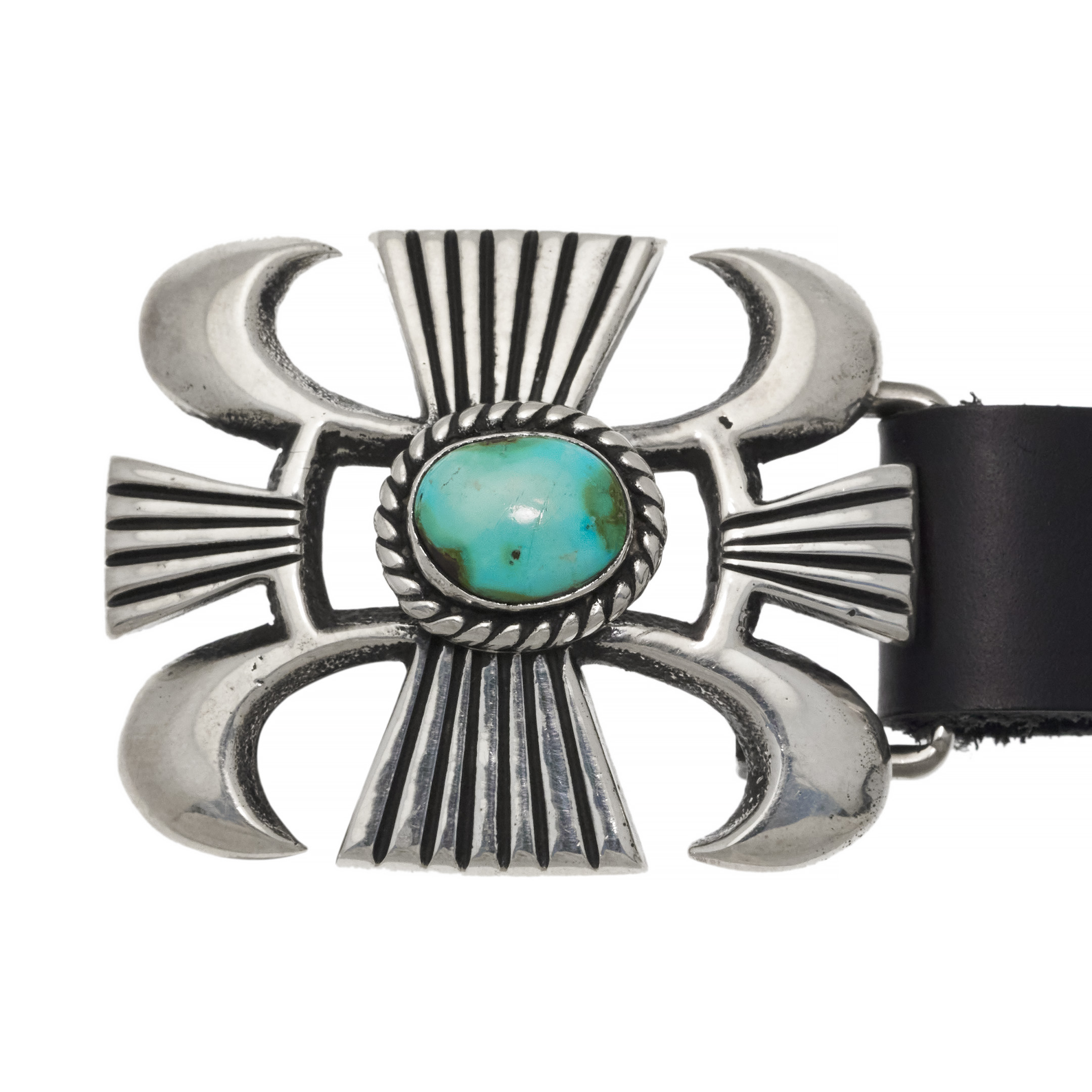 Ceinture argent et turquoise, CC26 - Harpo Paris