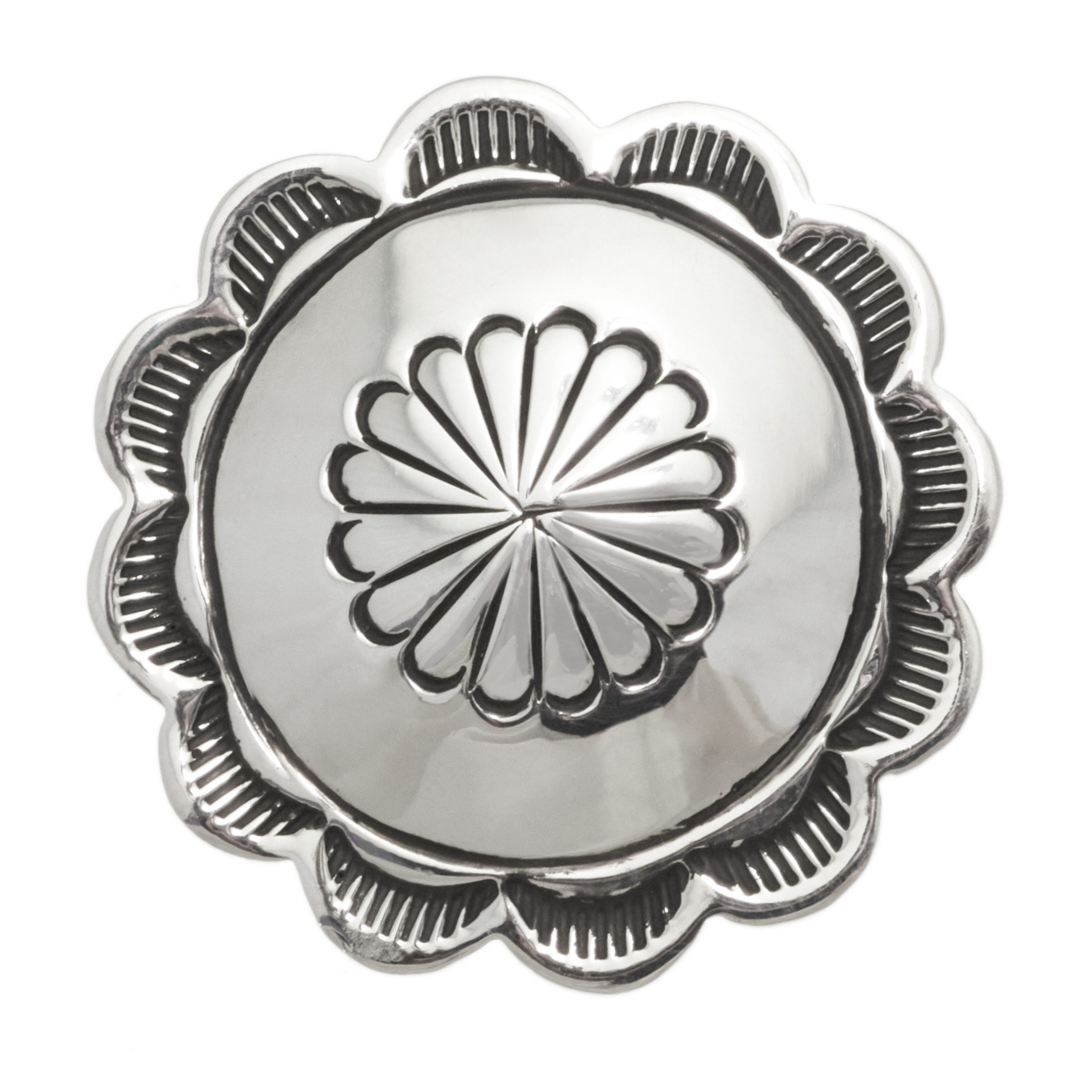 Broche concho argent BRO107 - Harpo Paris