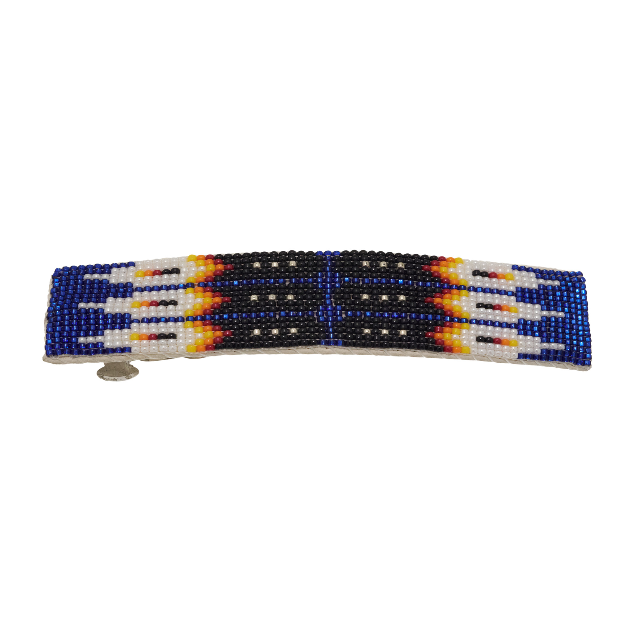 Barrette perles multicolor BAR12 - Harpo Paris