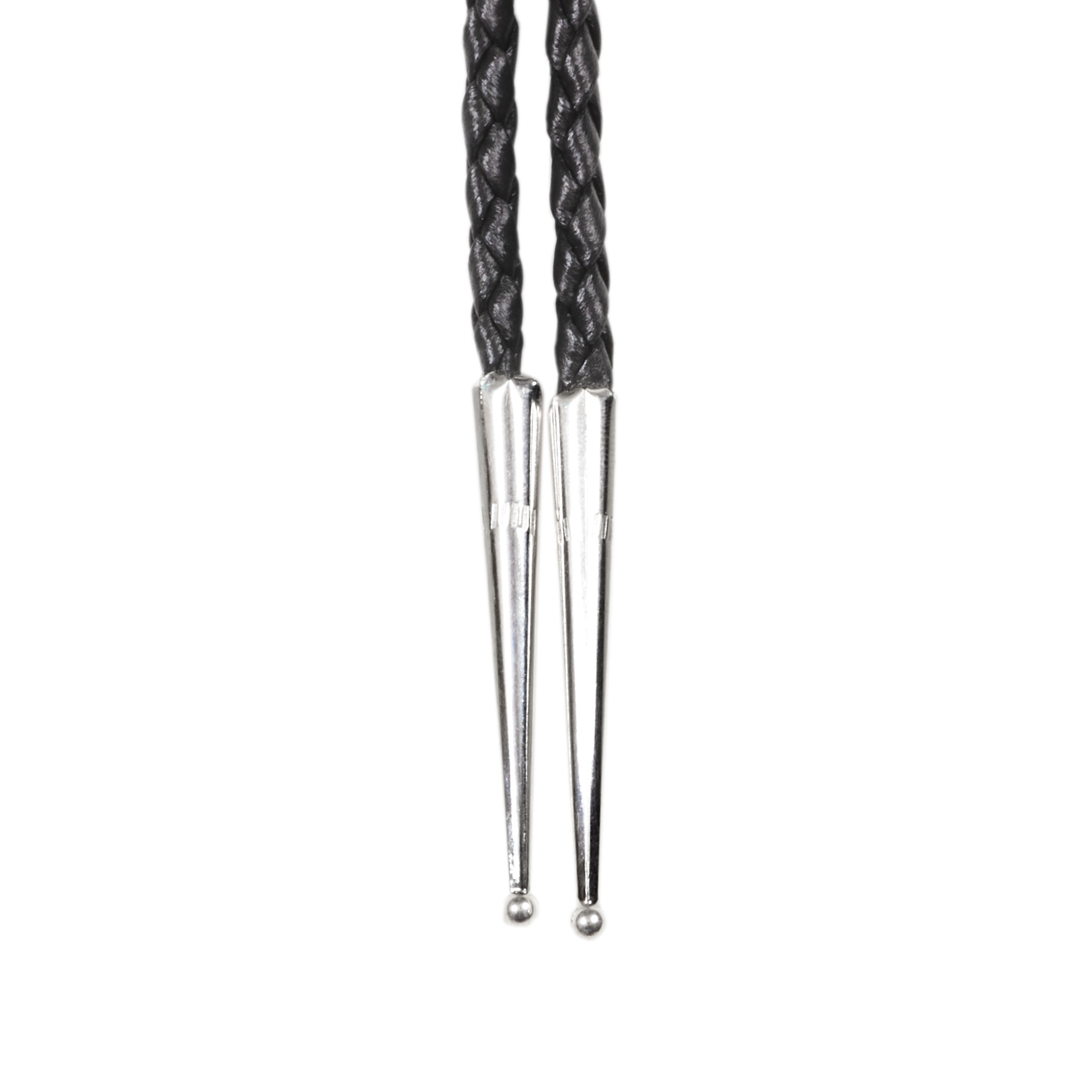 Bolo tie onyx et argent BT89 - Harpo Paris