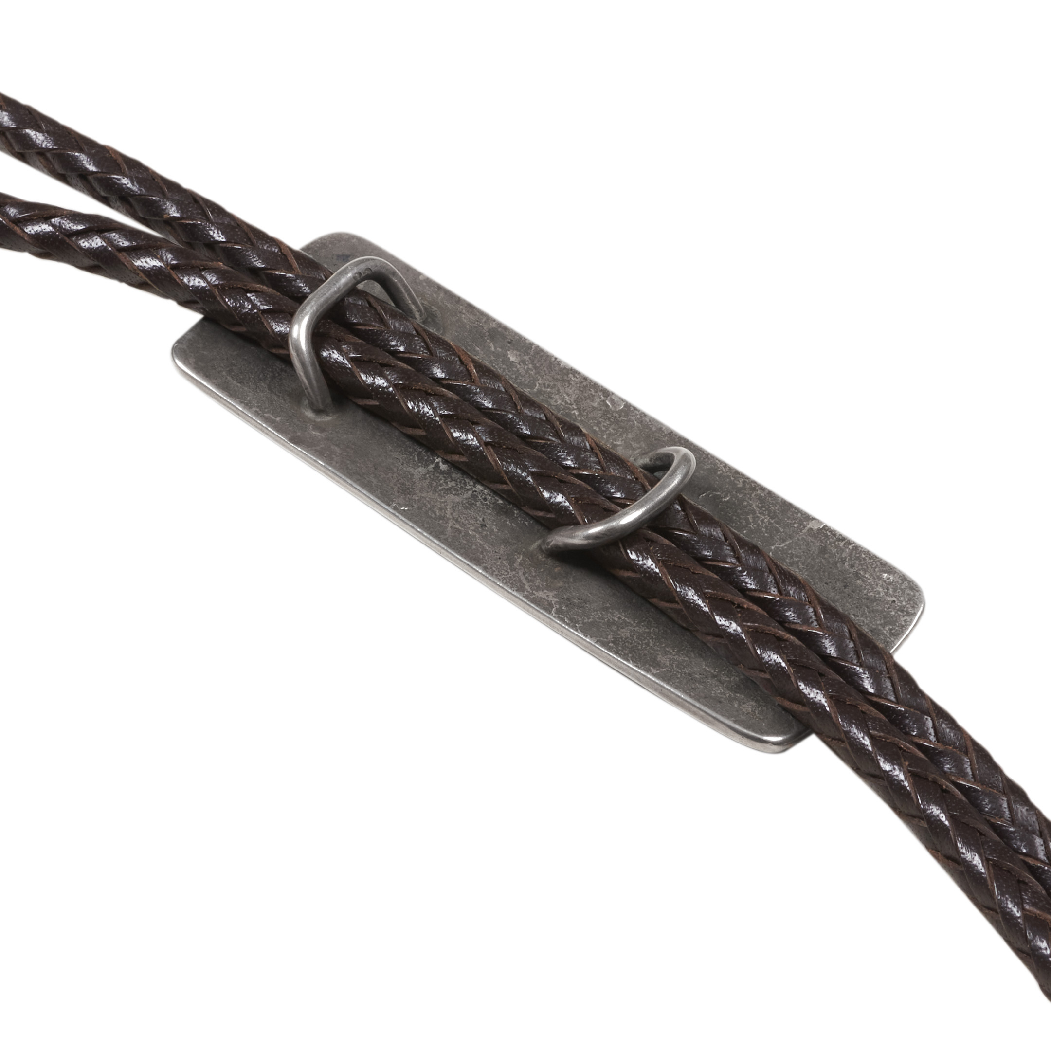 Bolo tie turquoise et argent BT91 - Harpo Paris