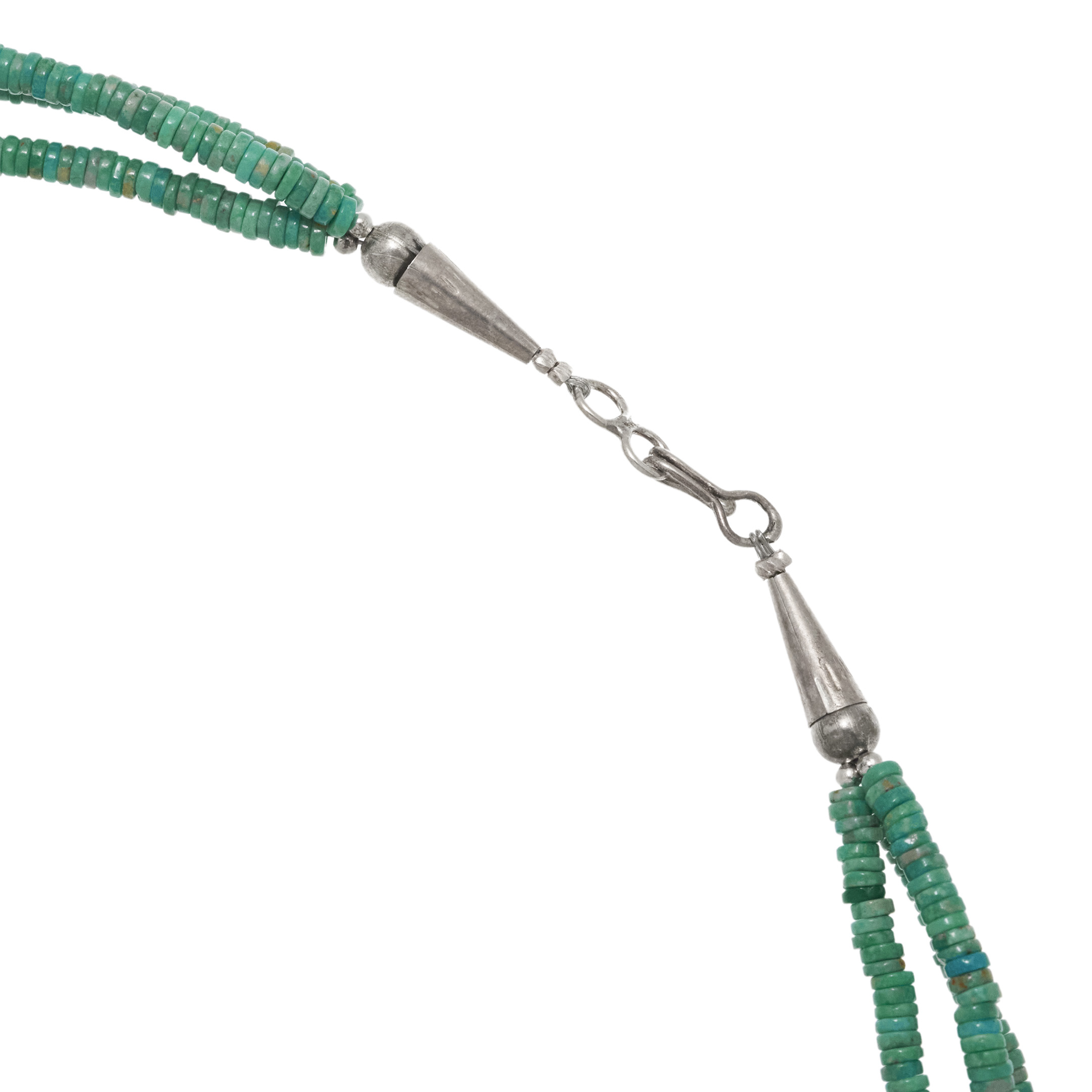 Three strands turquoise necklace CO288 - Harpo Paris