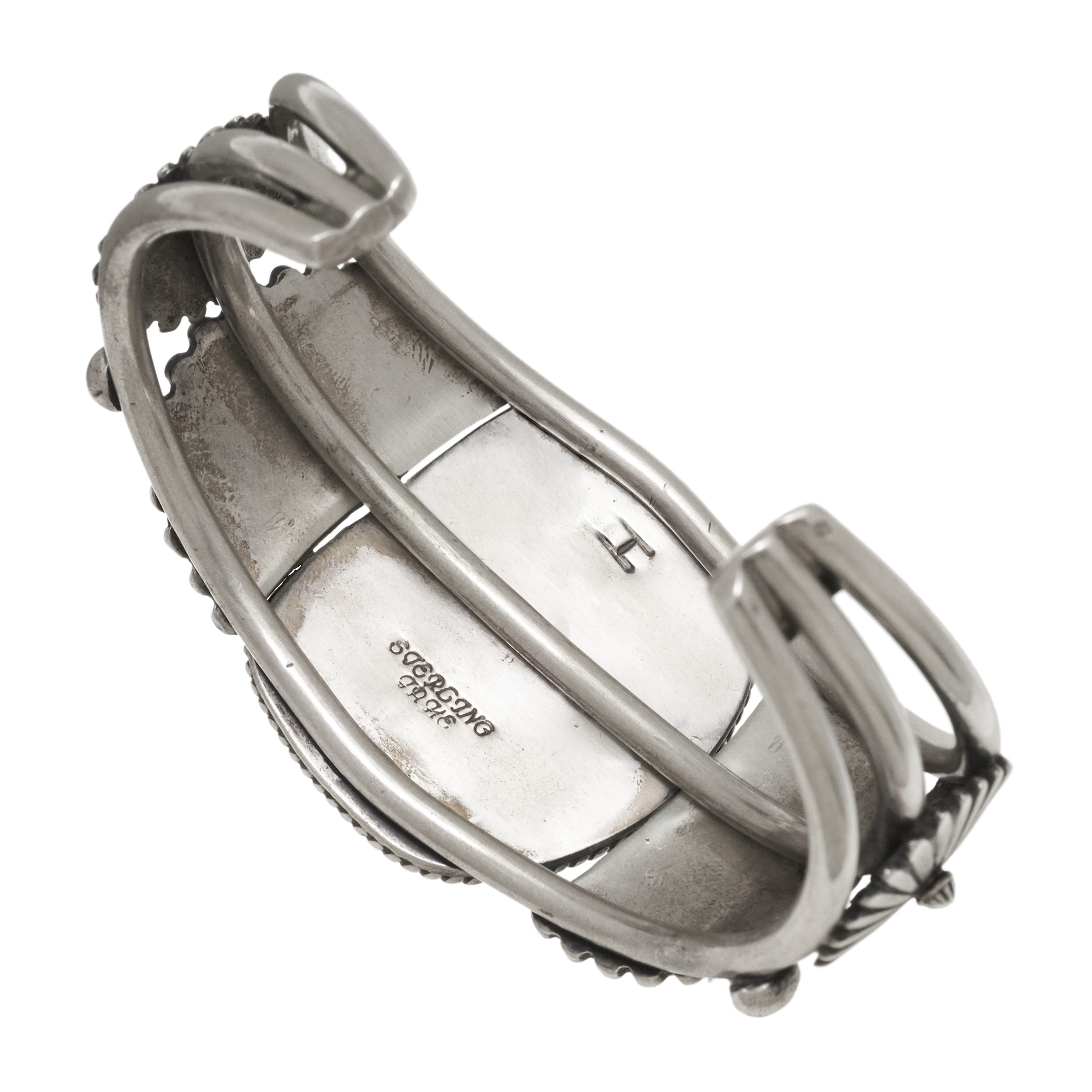 Bracelet turquoise et argent BR1030 - Harpo Paris
