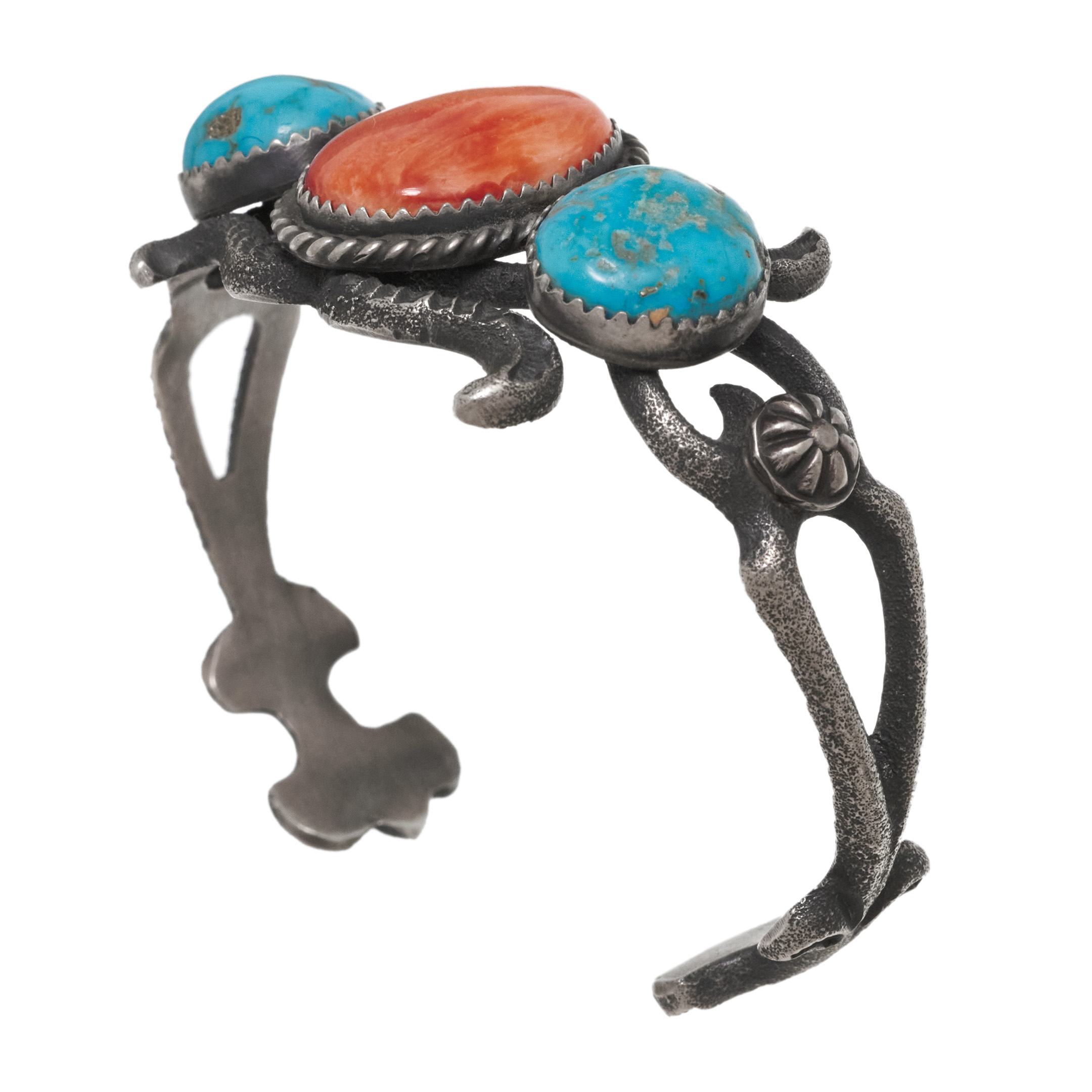 Bracelet turquoise et argent BR1032 - Harpo Paris