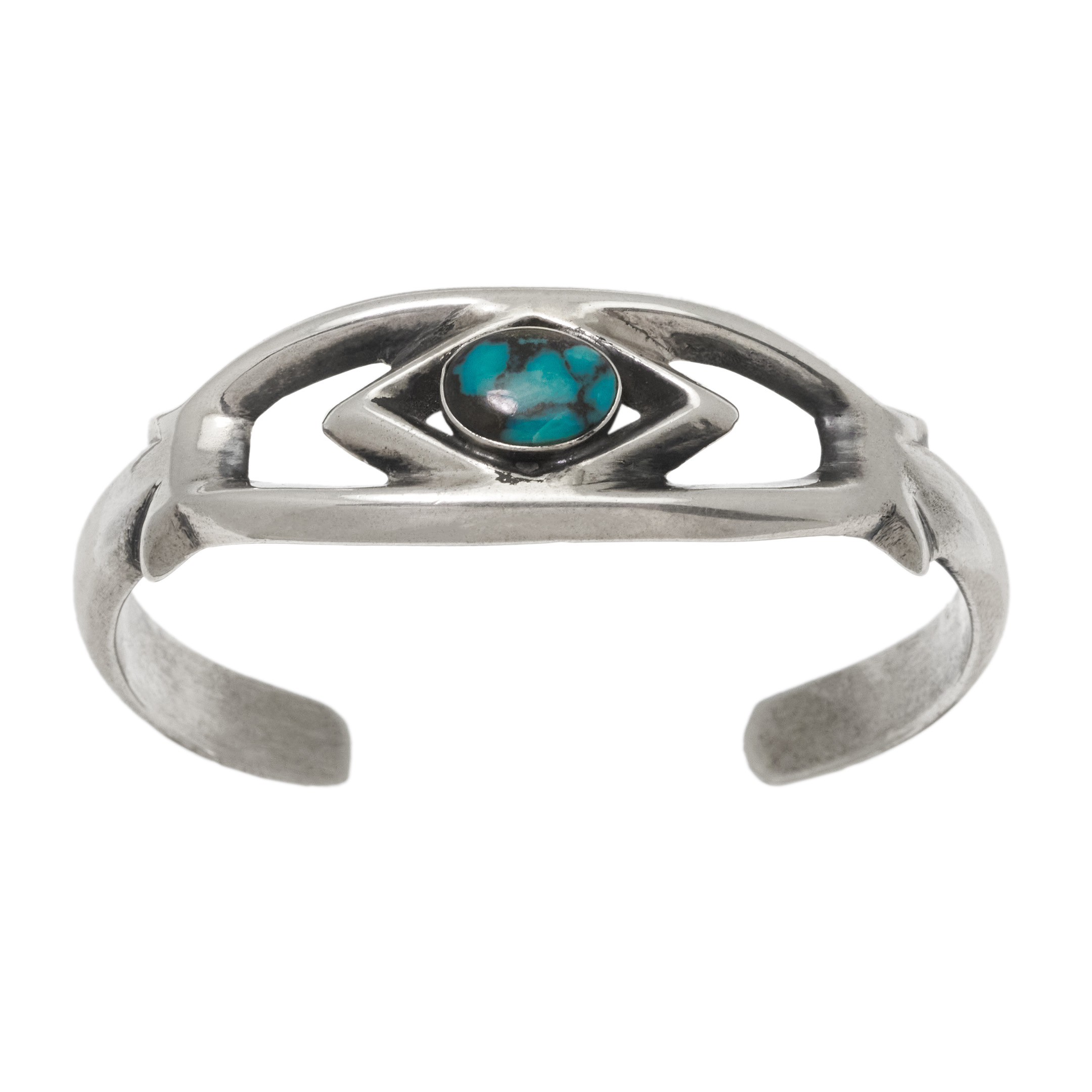 Bracelet turquoise et argent BR1036 - Harpo Paris
