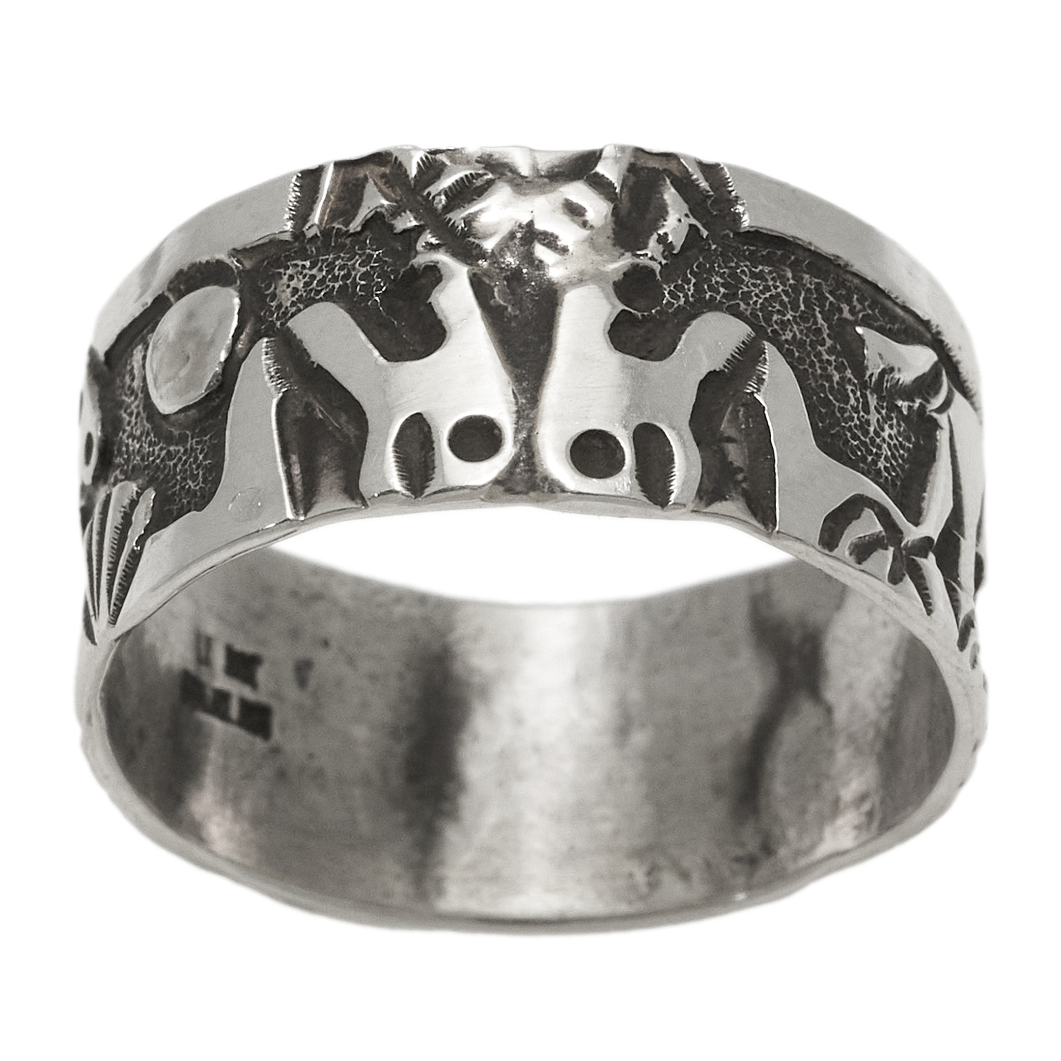 Bague chevaux argent Overlay BA1824 - Harpo paris