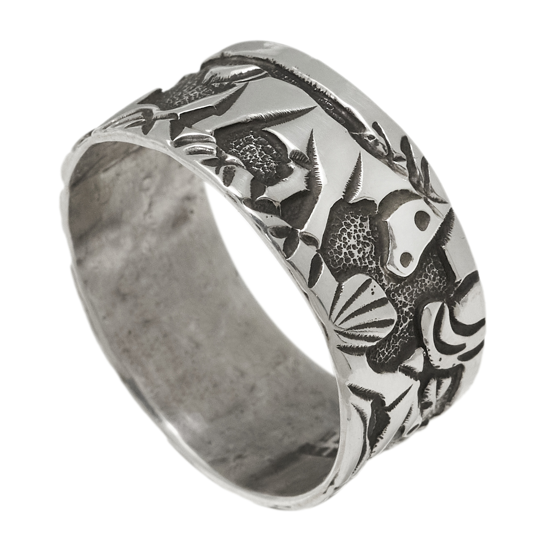 Bague chevaux argent Overlay BA1824 - Harpo paris