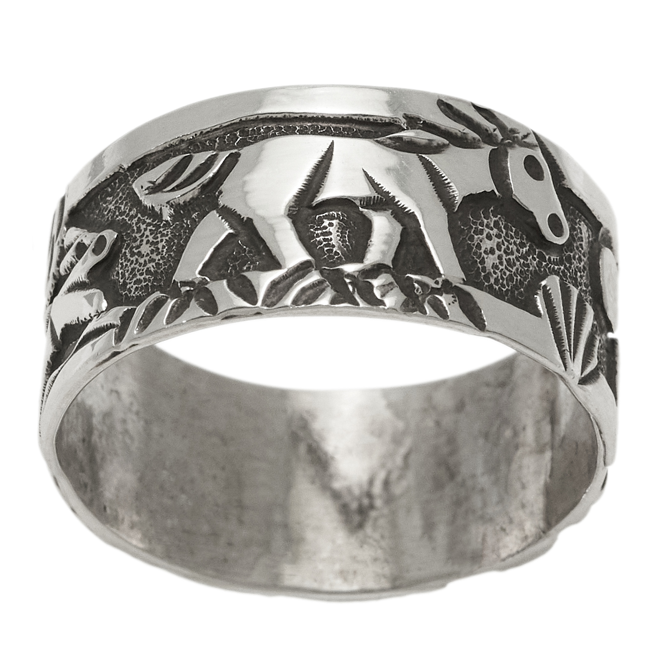 Horse overlay silver ring BA1824 - Harpo paris