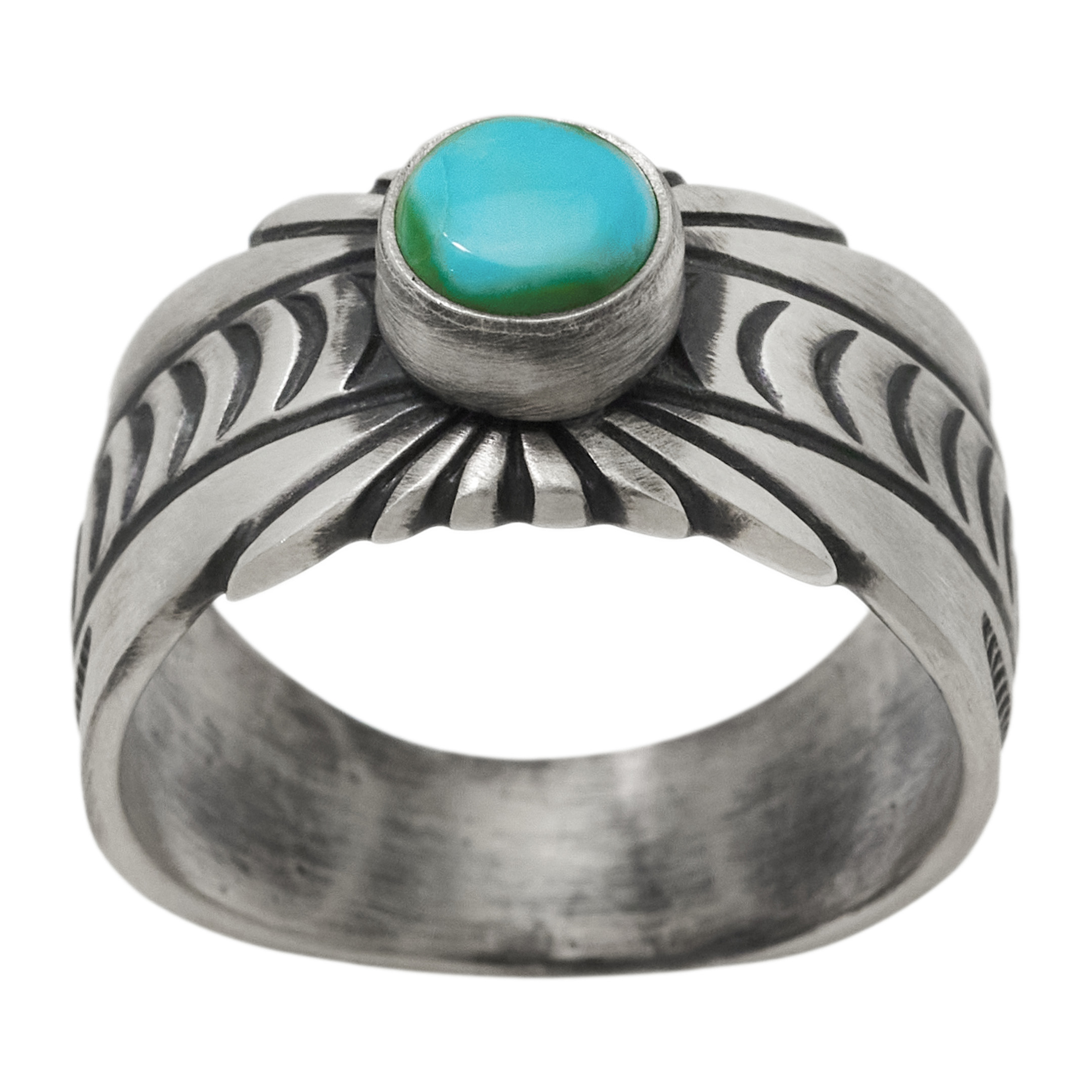 Bague turquoise et argent BA1846 - Harpo Paris