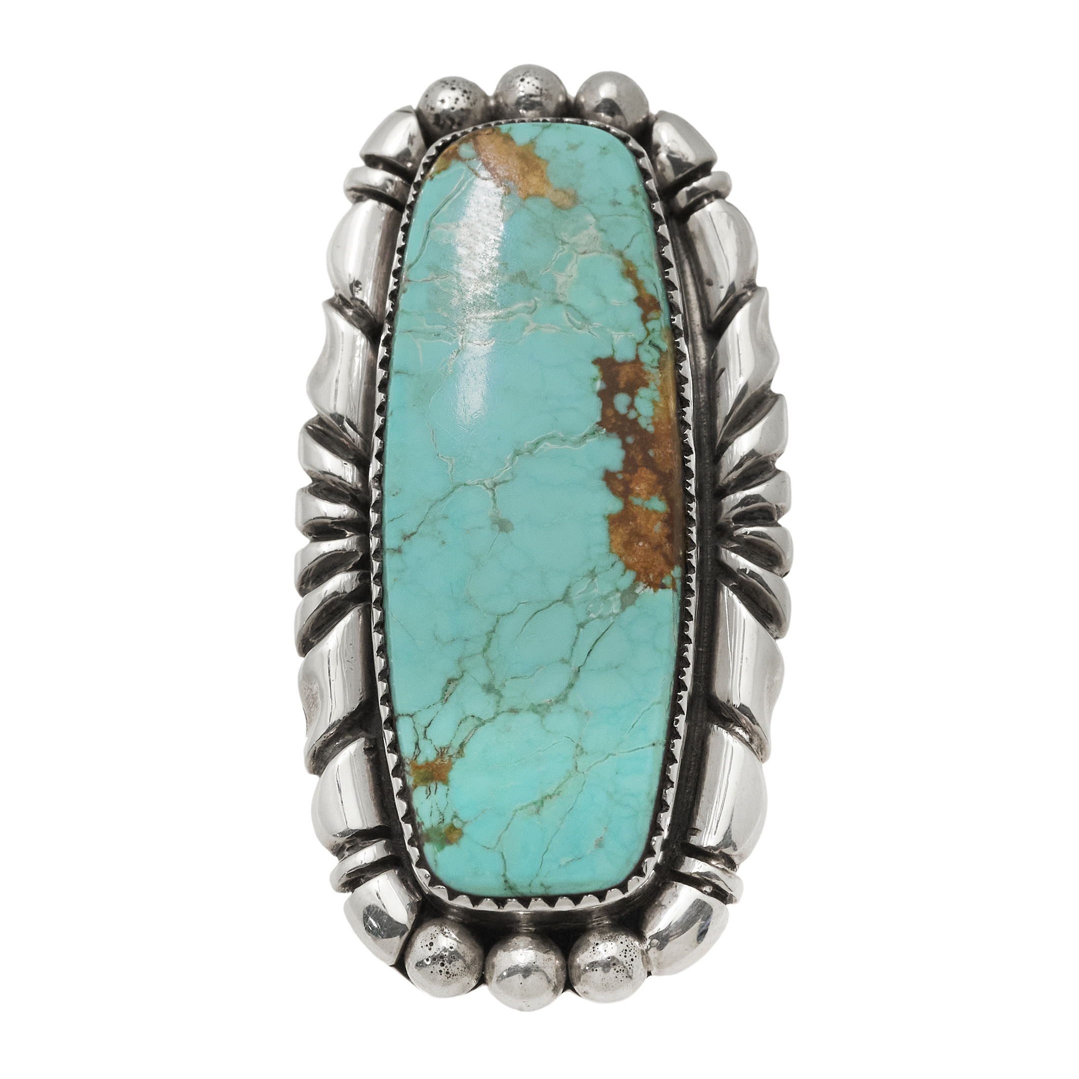 Bague turquoise et argent BA1850 - Harpo Paris