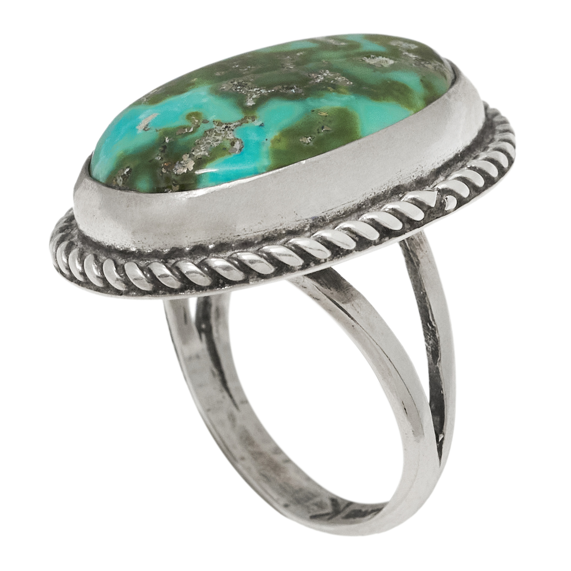 Bague turquoise et argent BA1857 - Harpo Paris