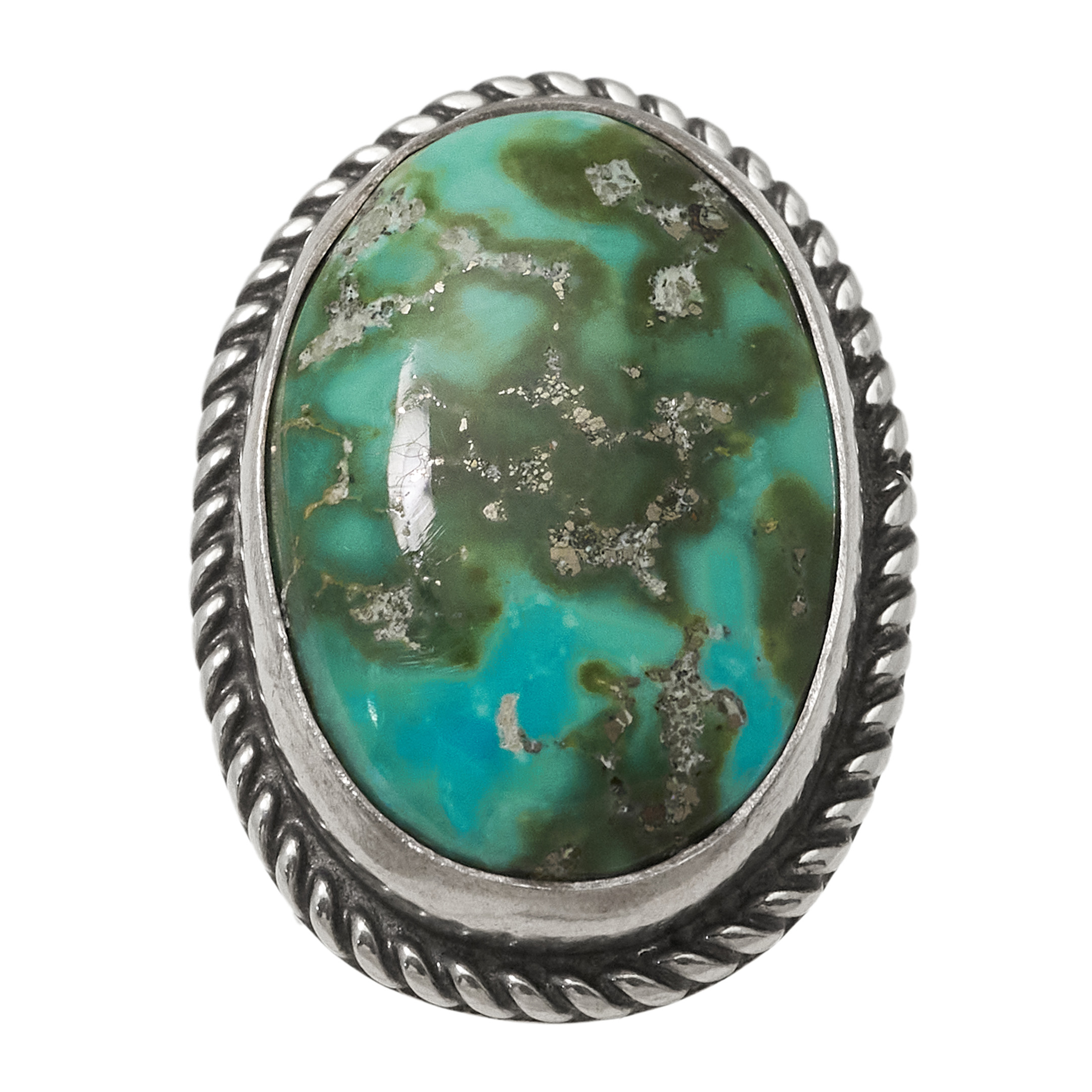 Bague turquoise et argent BA1857 - Harpo Paris
