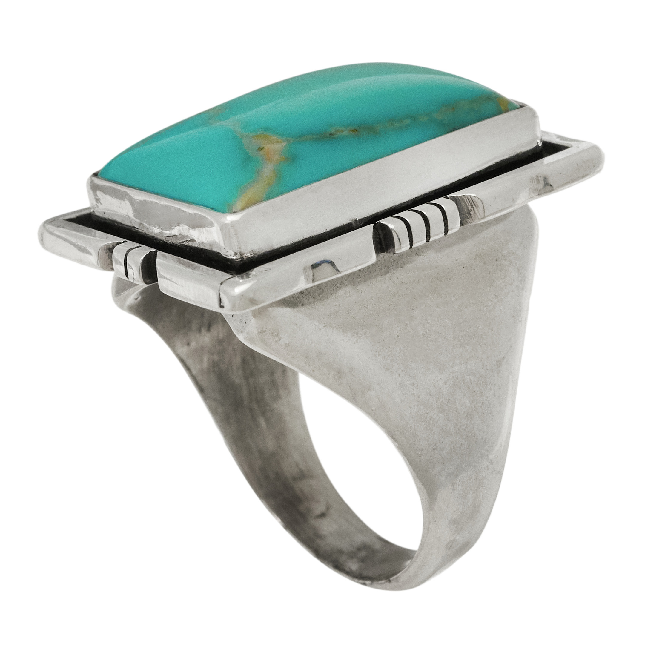 Bague turquoise et argent BA1862 - Harpo Paris