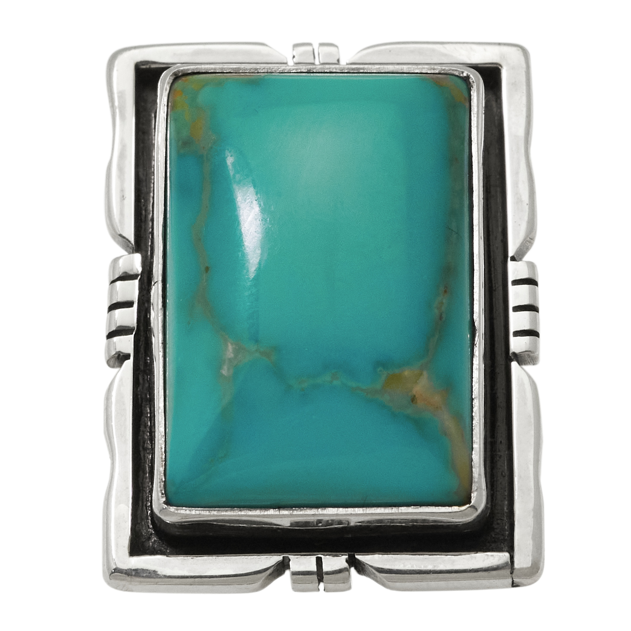 Bague turquoise et argent BA1862 - Harpo Paris