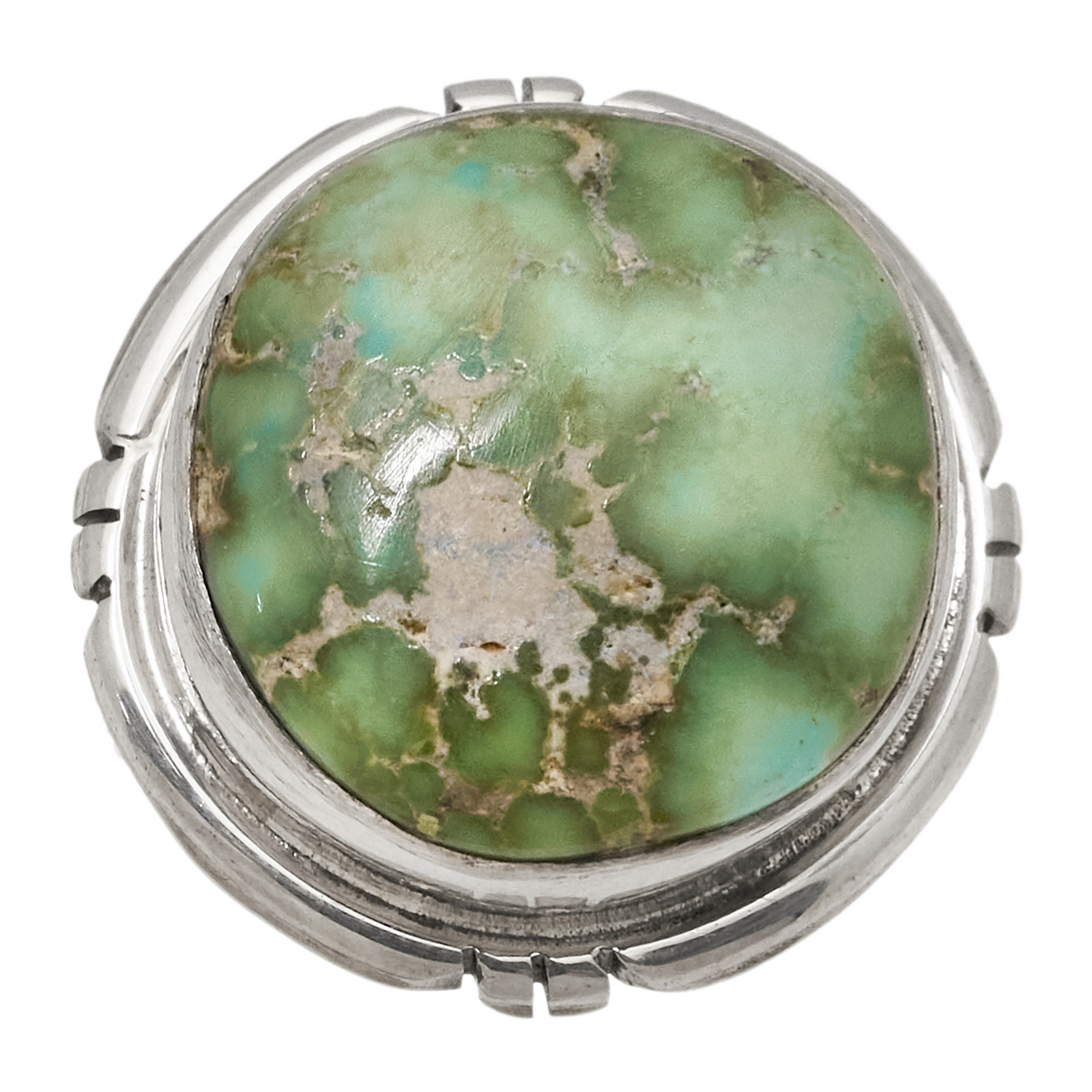 Turquoise and silver ring BA1863 - Harpo Paris