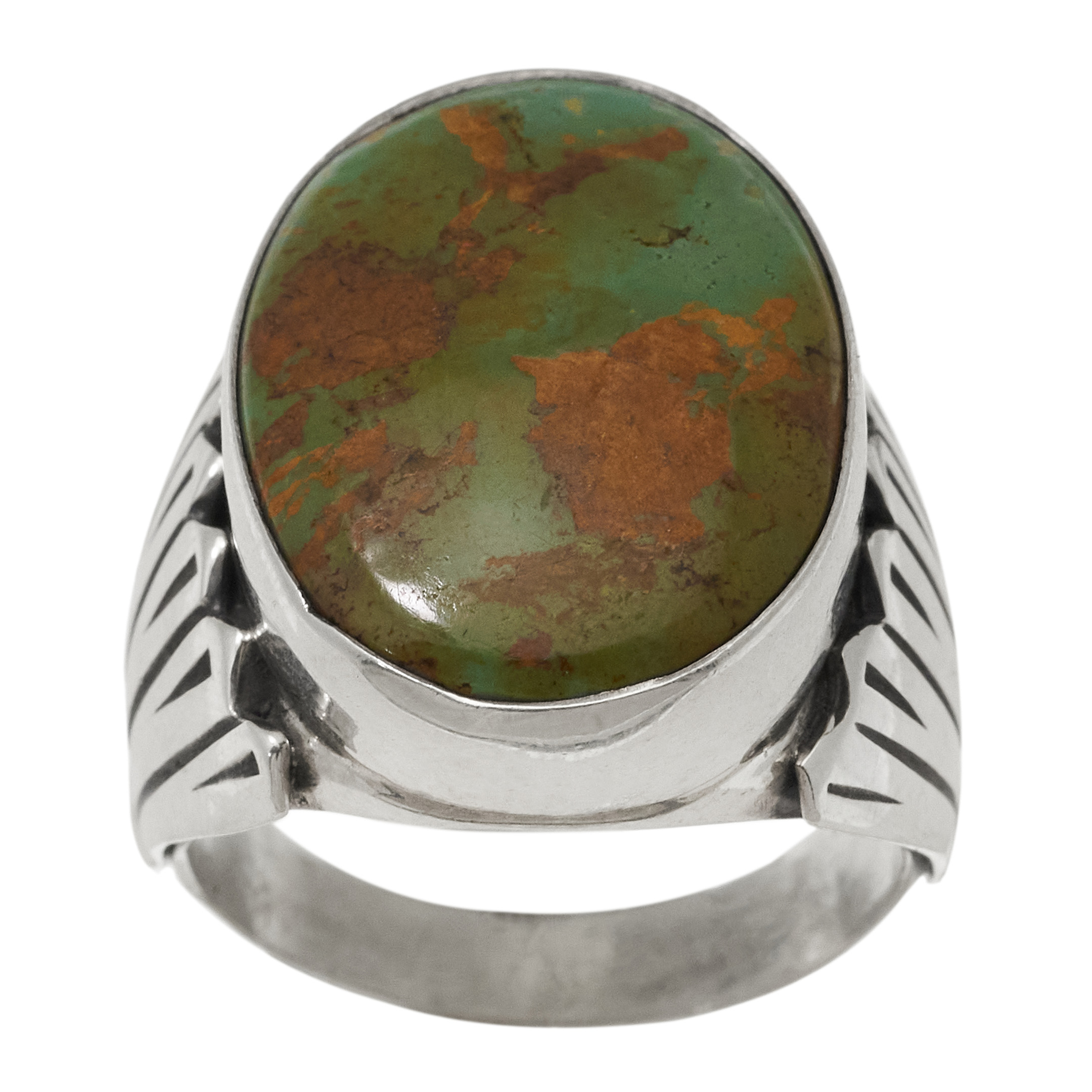 Bague turquoise et argent BA1868 - Harpo Paris