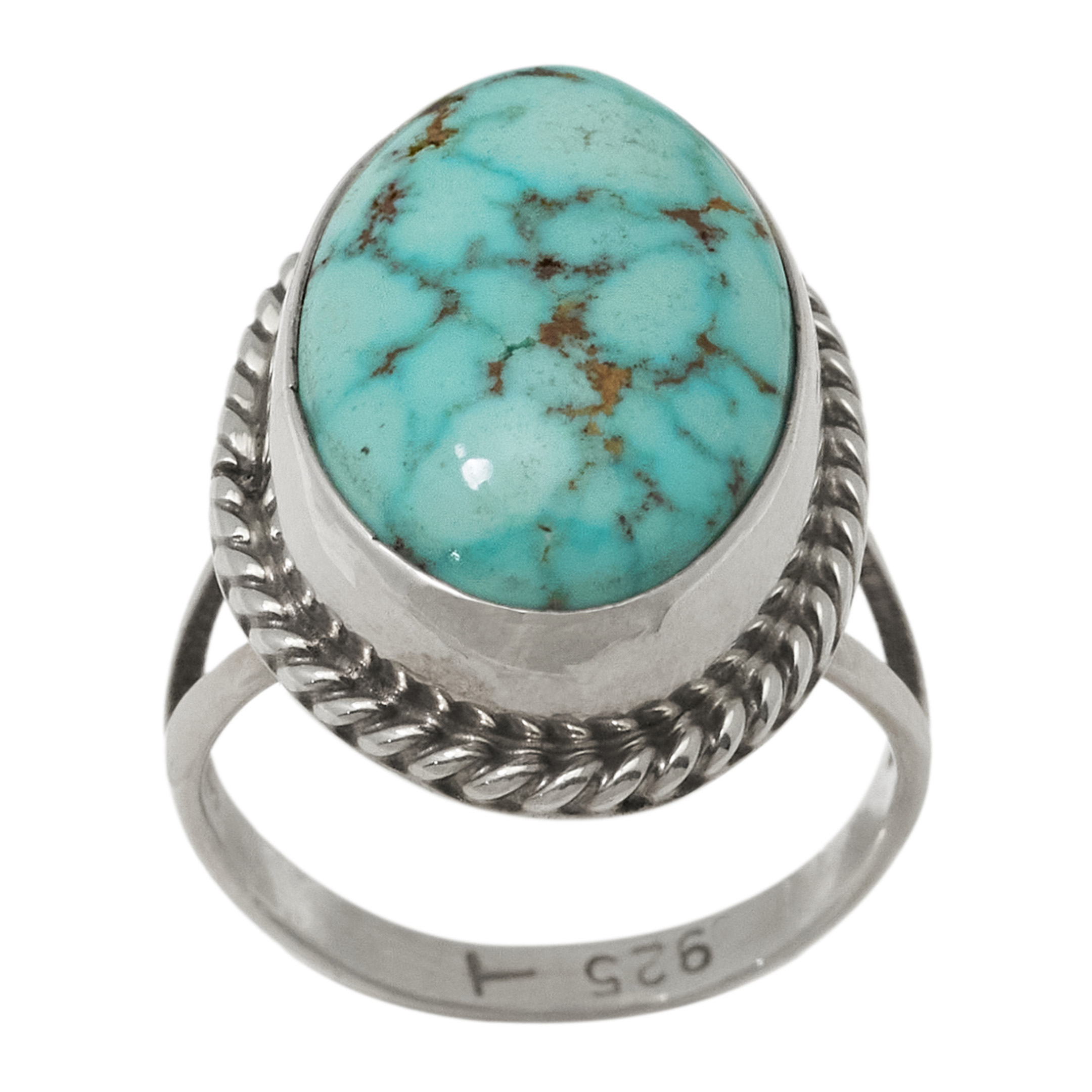 Bague turquoise et argent BA1872 - Harpo Paris