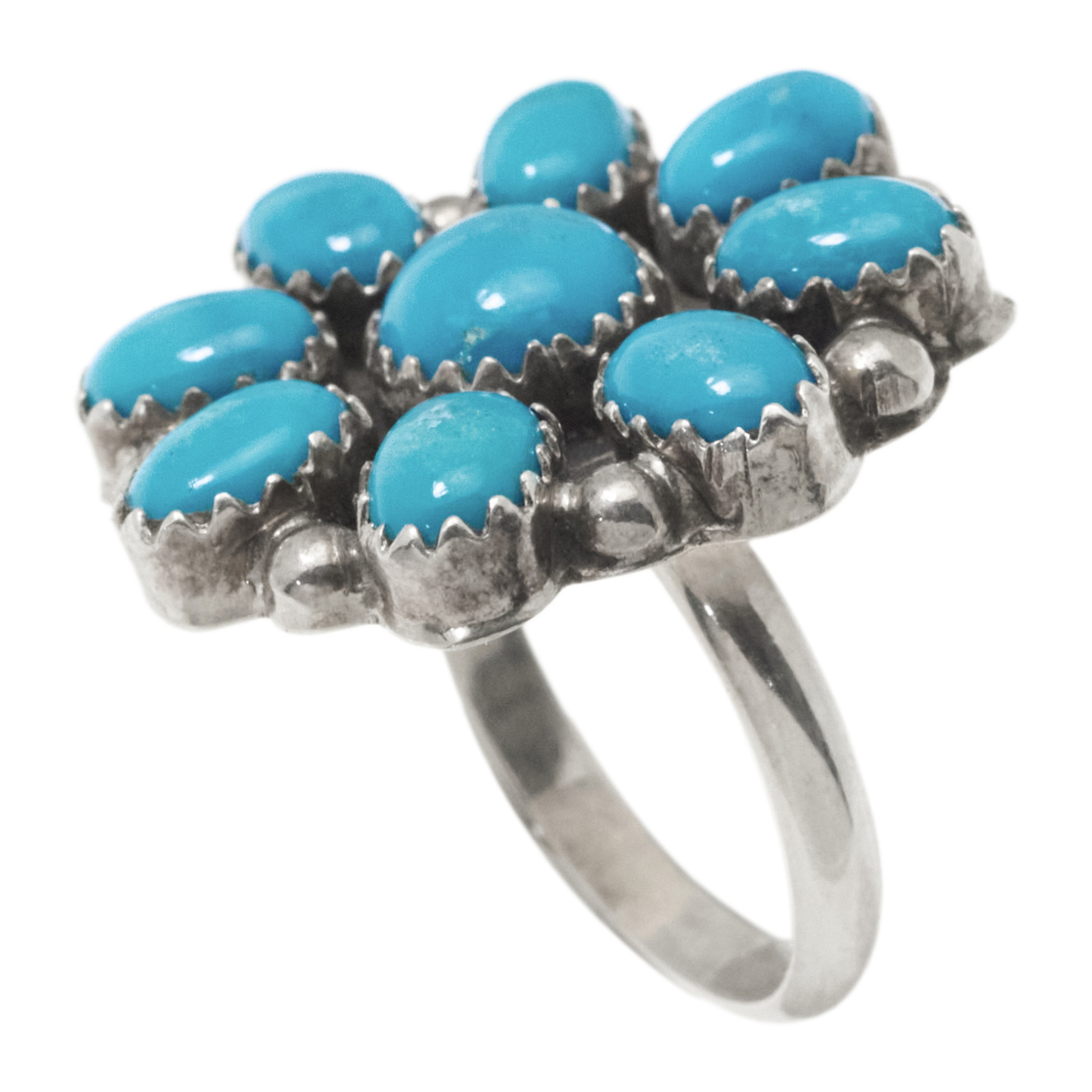 Bague turquoise et argent BA1893 - Harpo Paris
