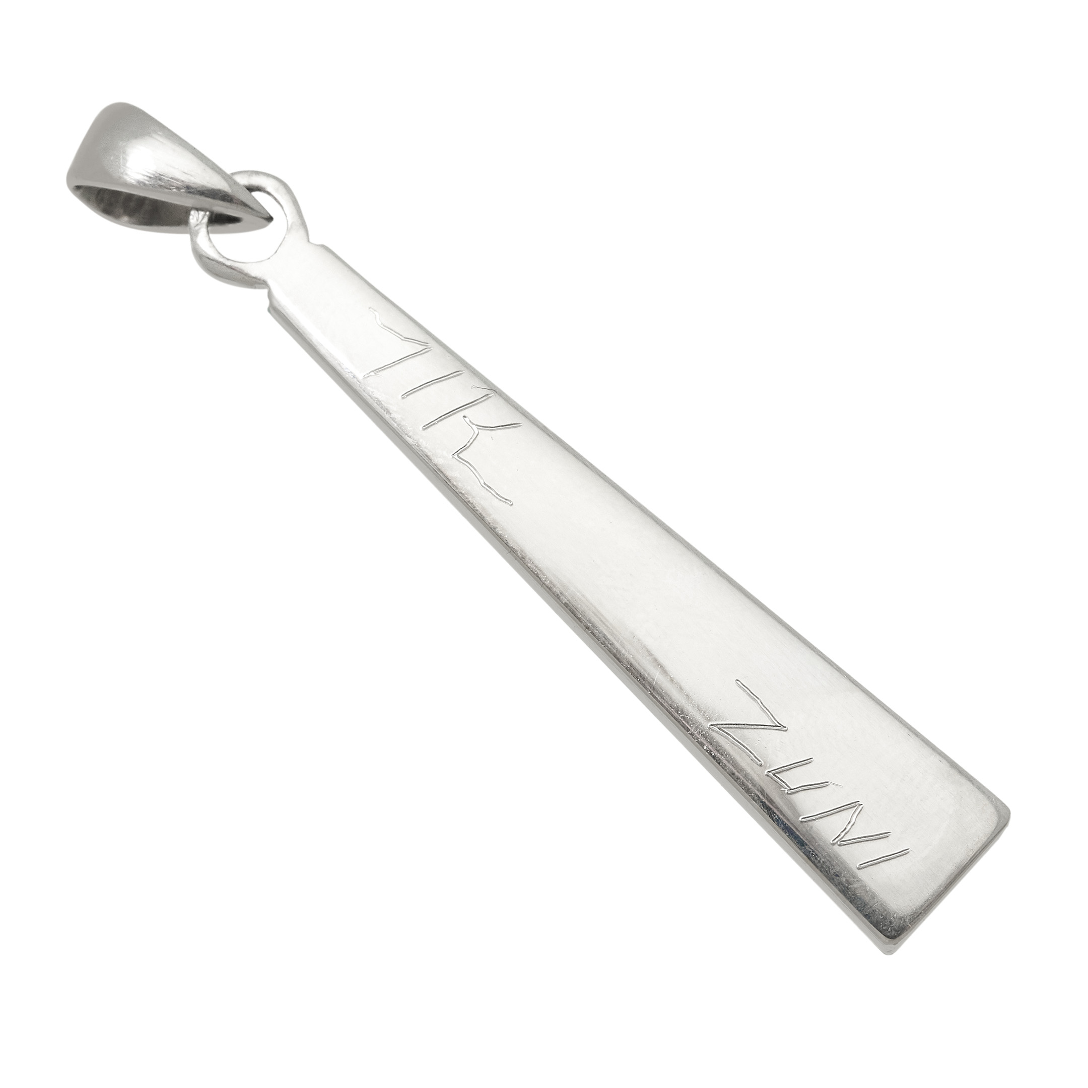 Pendentif marqueterie et argent PE681 - Harpo Paris
