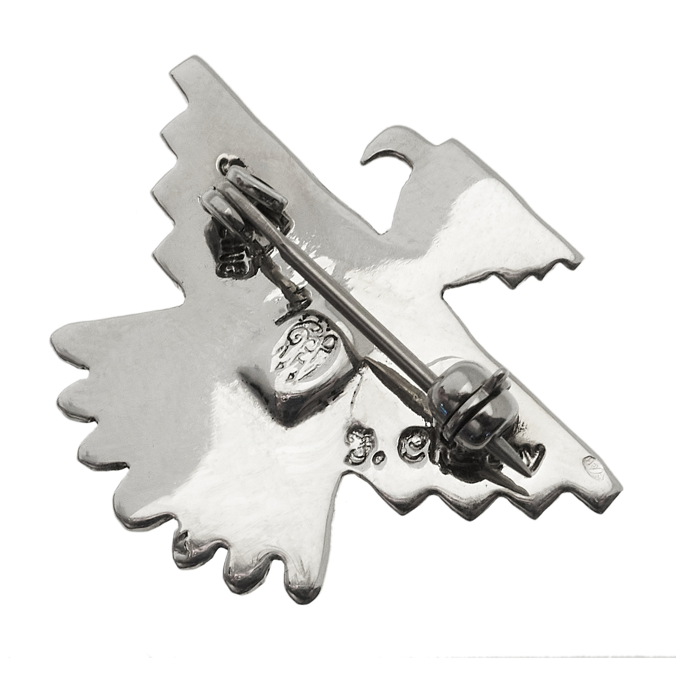 ThunderBird Silver Brooch BRO108 - Harpo Paris