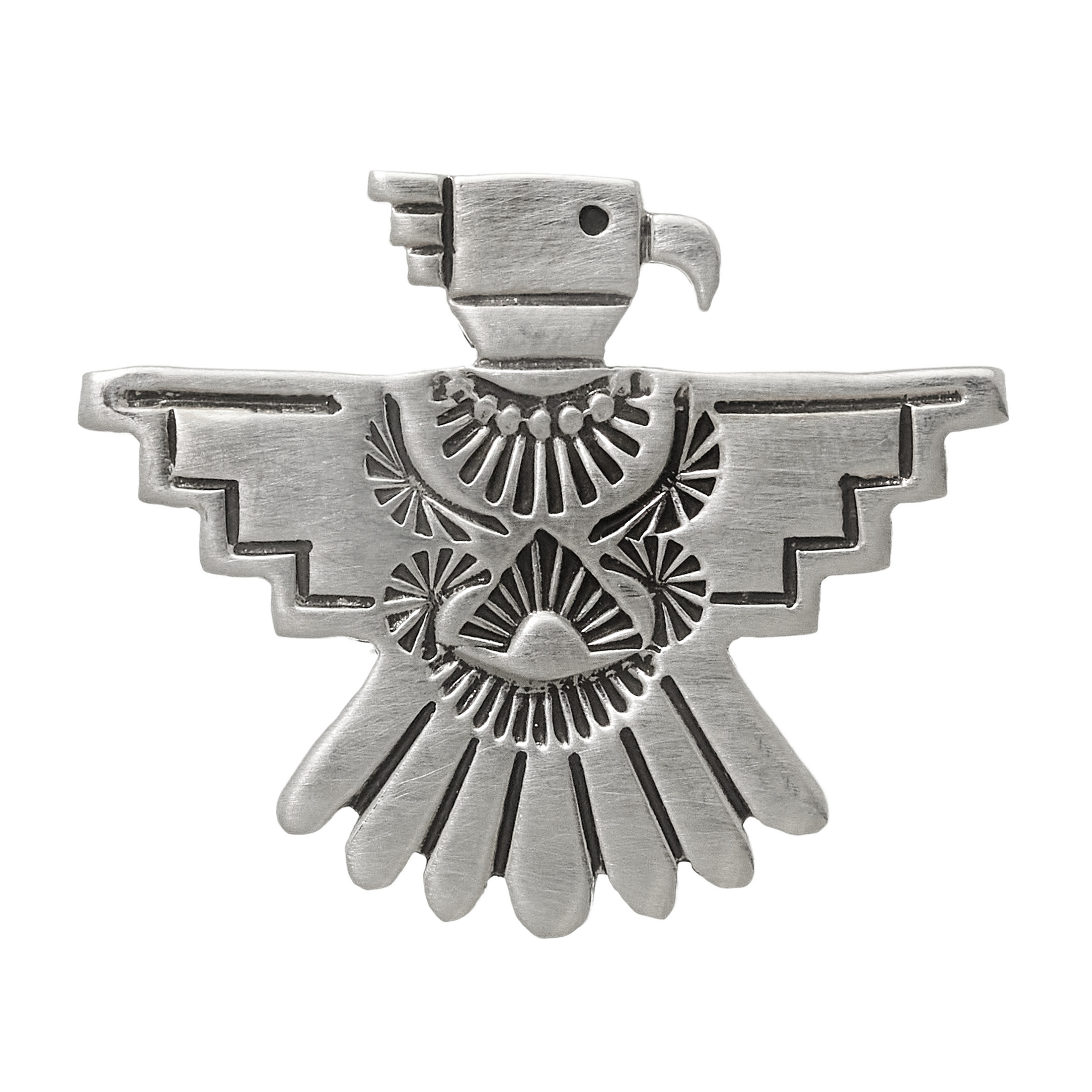 Broche ThunderBird argent BRO108 - Harpo Paris