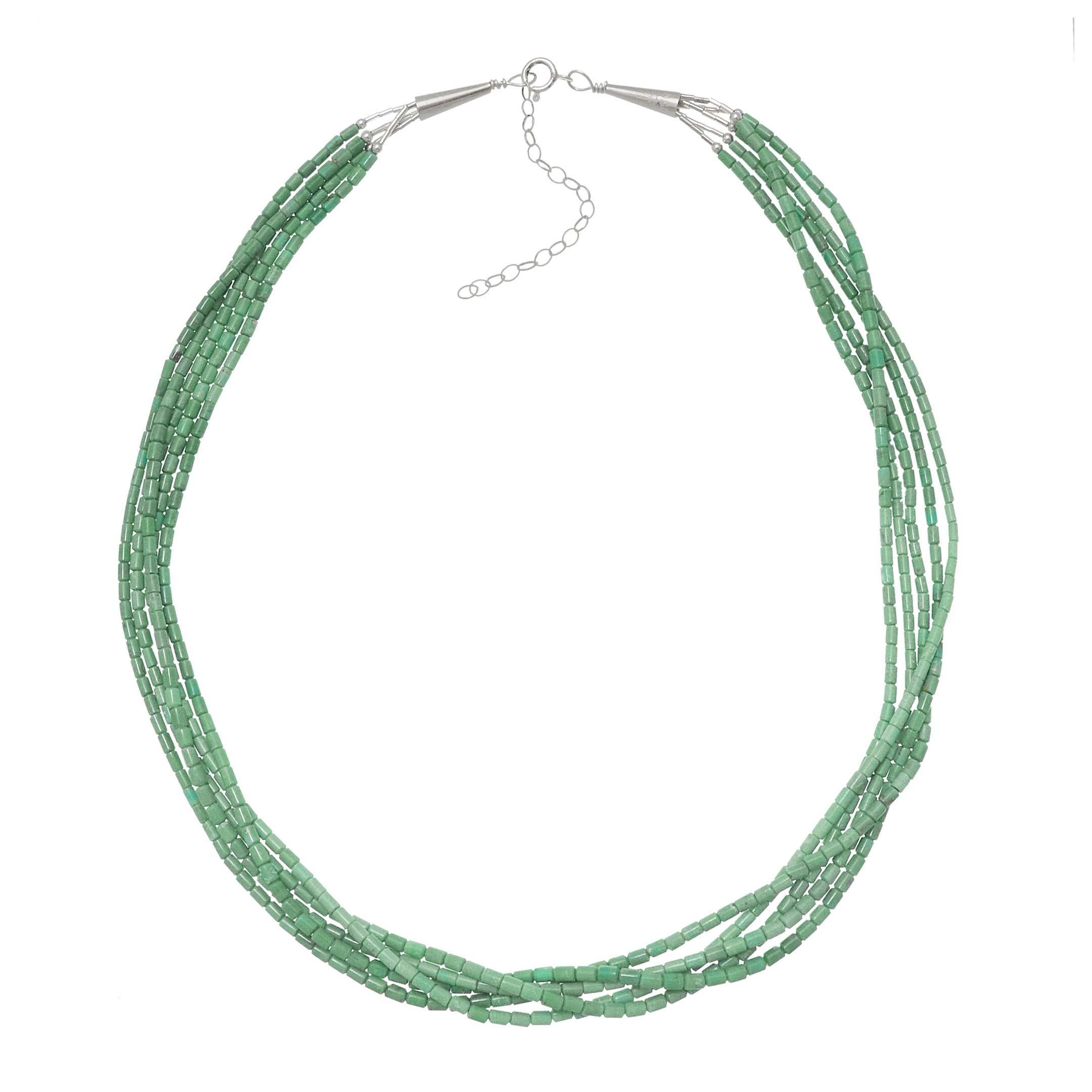 Collier en perles Heishi de turquoises CO292 - Harpo Paris