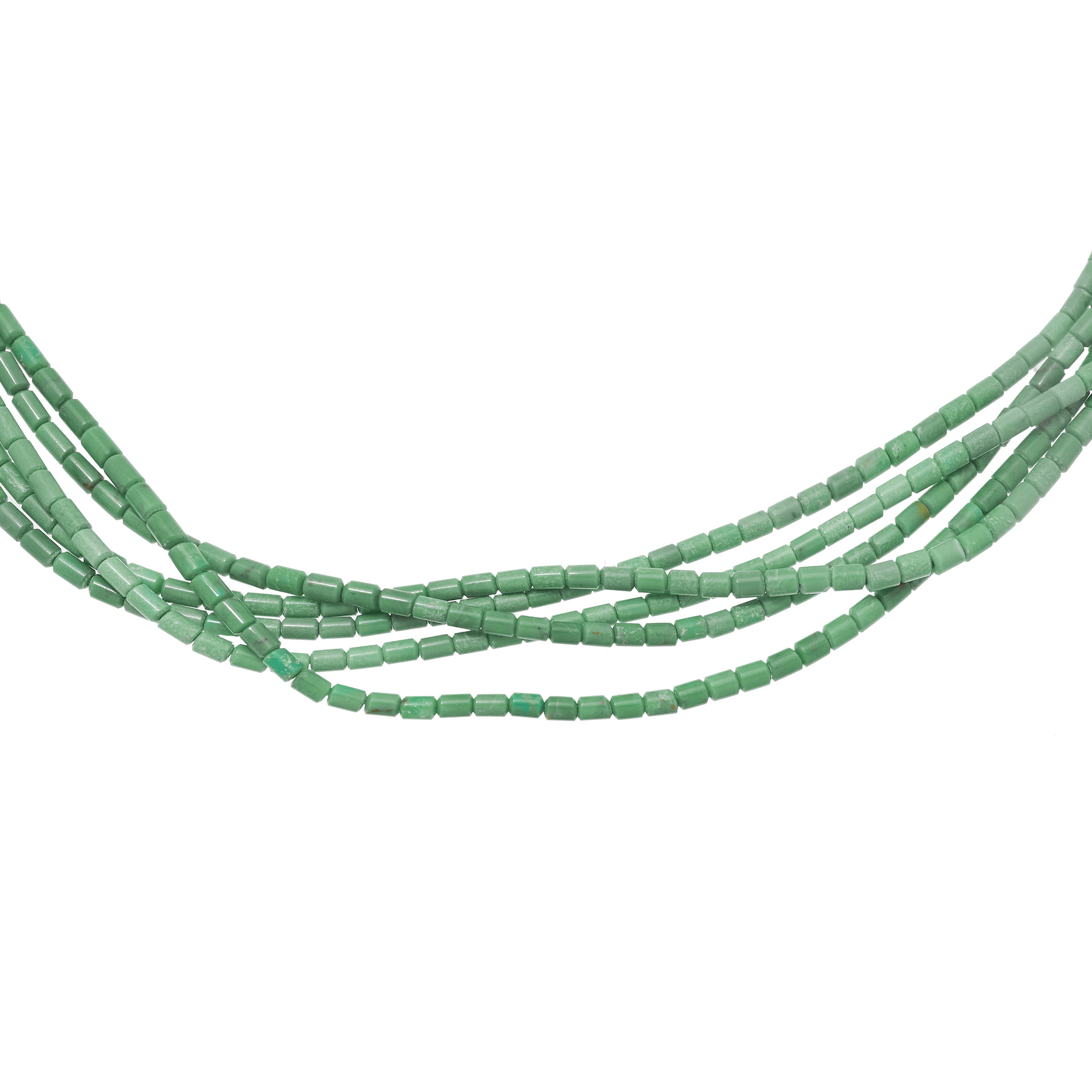 five strands turquoise necklace CO292 - Harpo Paris