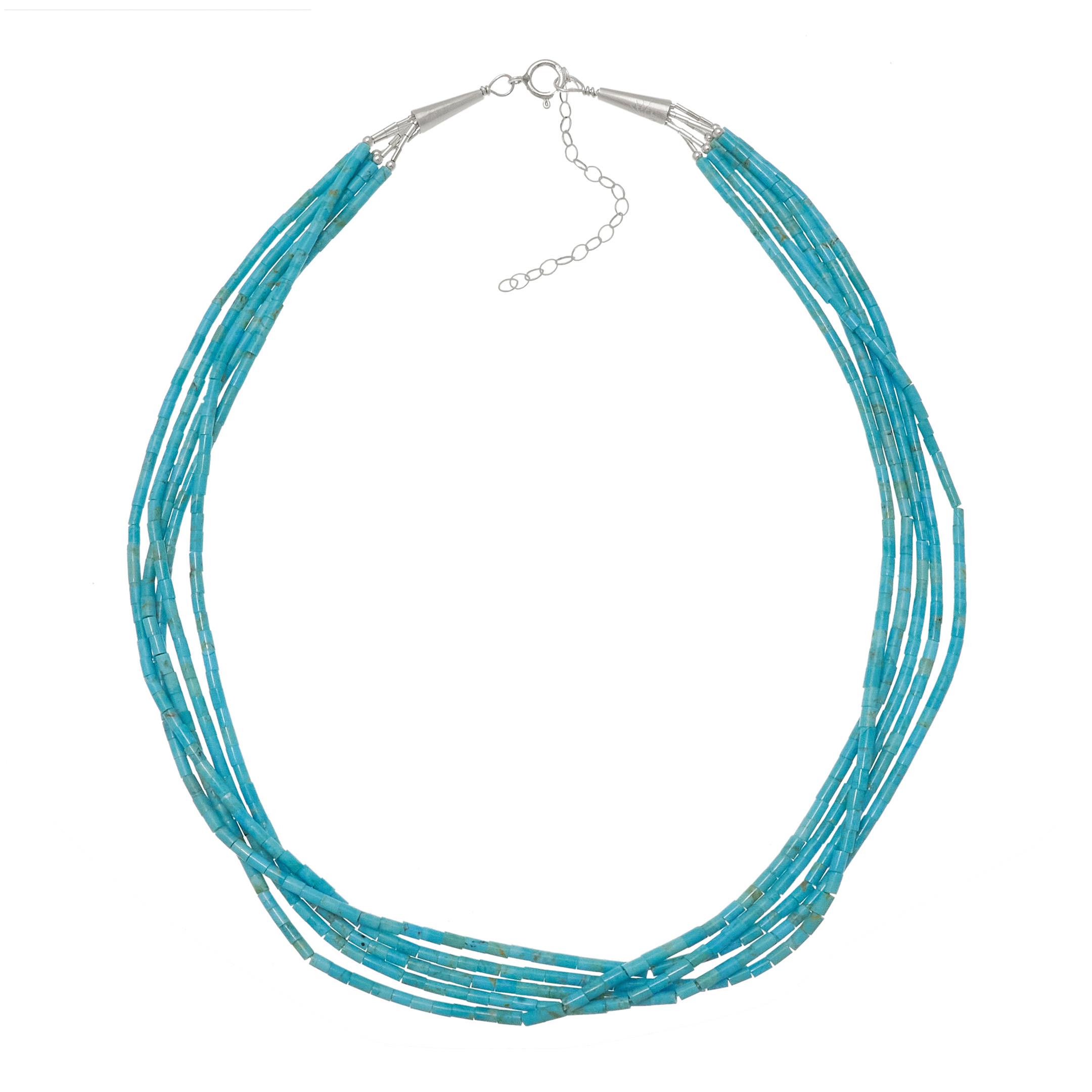 Collier en perles Heishi de turquoises CO293 - Harpo Paris