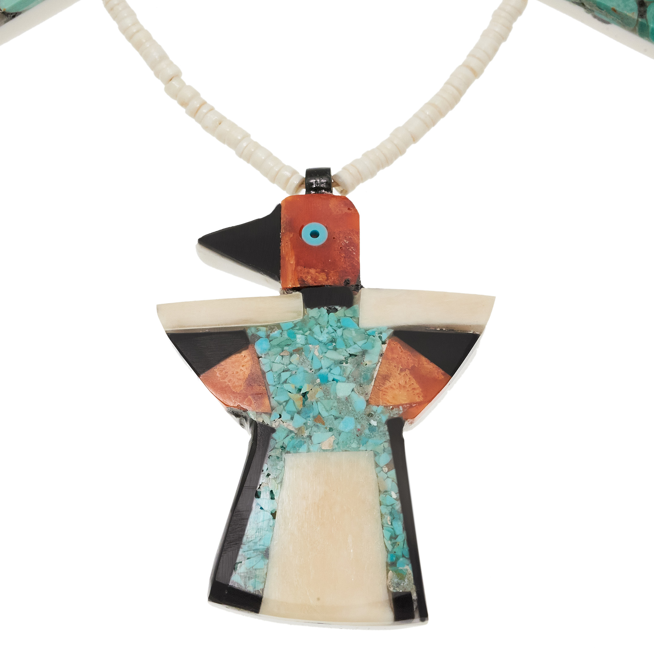 Collier Pueblo Thunderbird CO295 - Harpo Paris