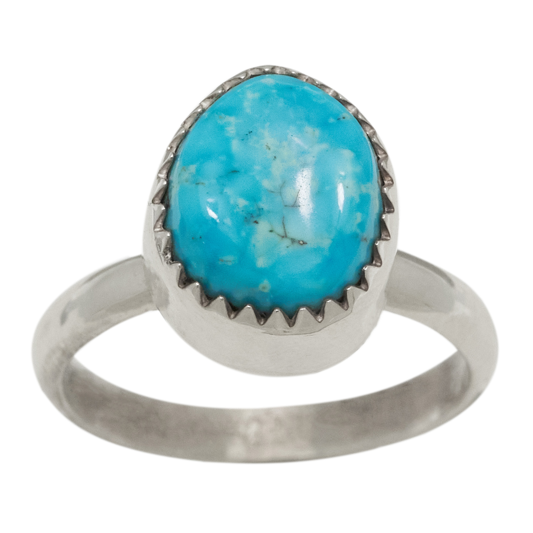 Turquoise and silver ring BA1818 - Harpo Paris