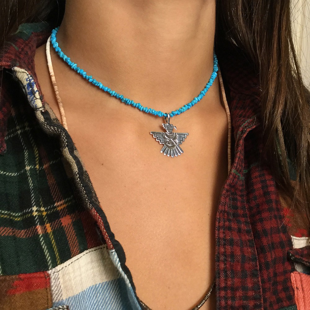 Thunder Bird Silver Pendants PE265 - Harpo Paris