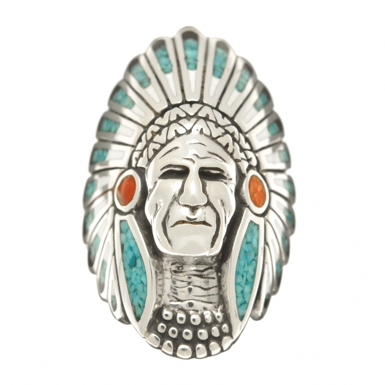 Harpo Paris classic ring R552 Native American chief