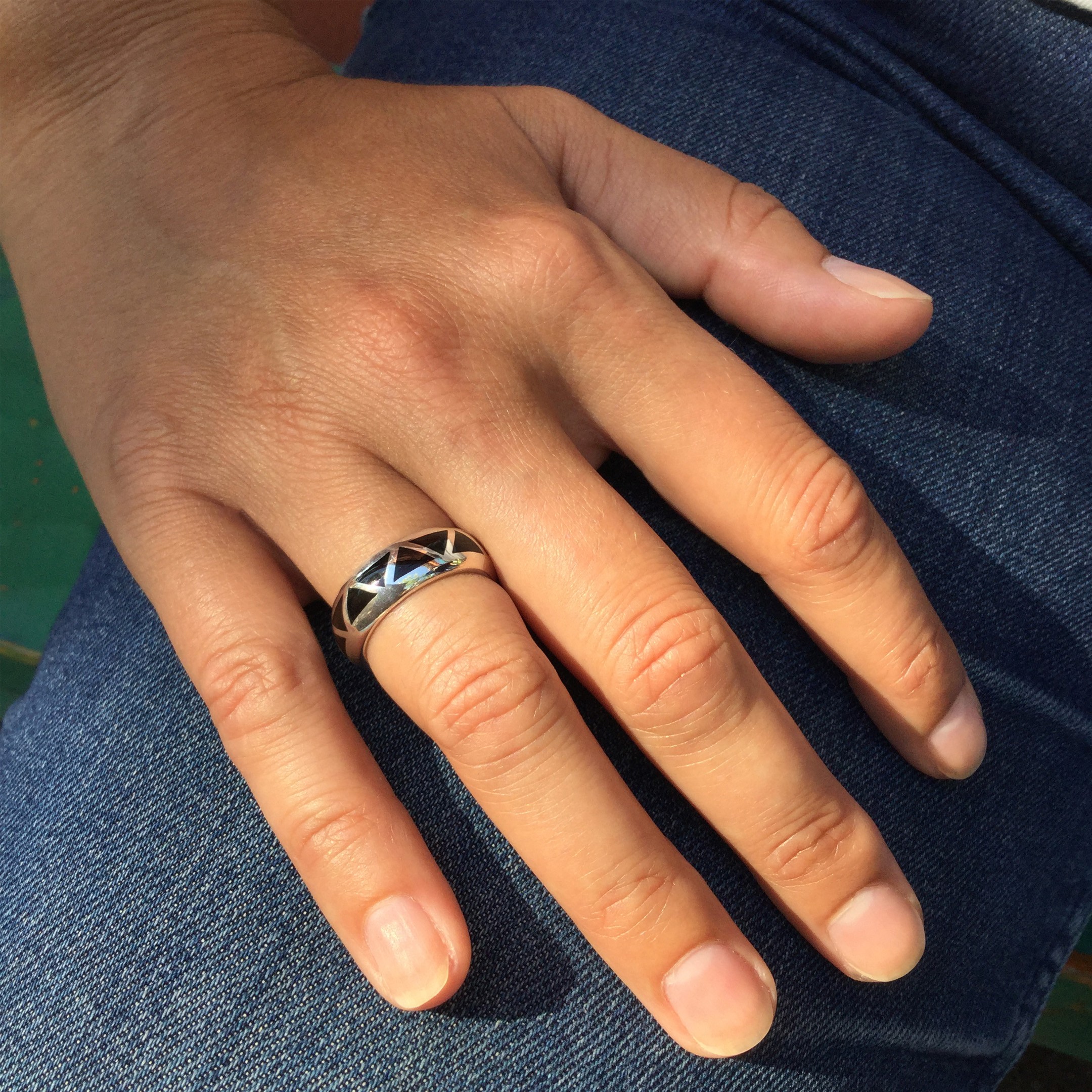 Harpo Paris classic ring R160 triangles