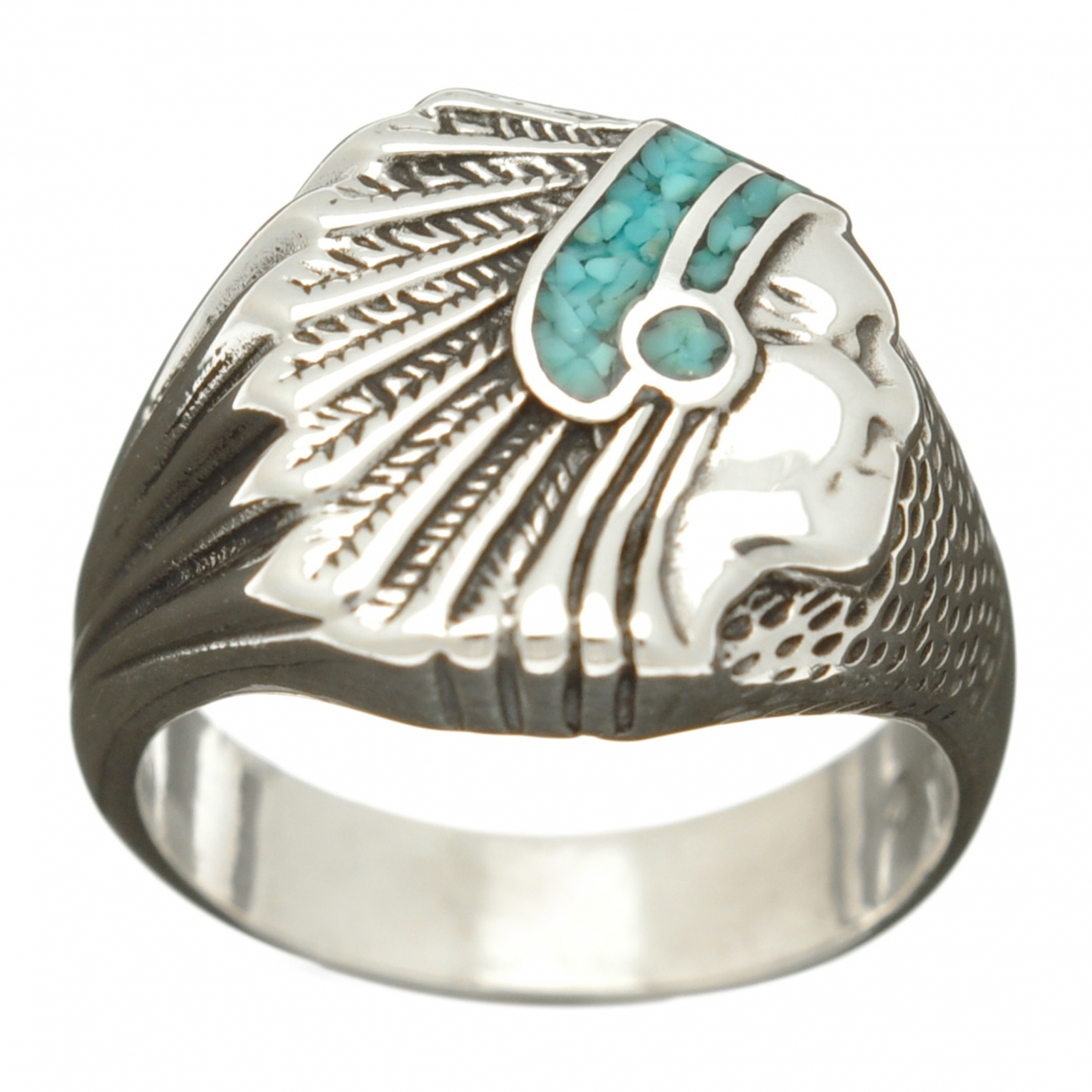 Harpo Paris classic ring R177GM Native American chief