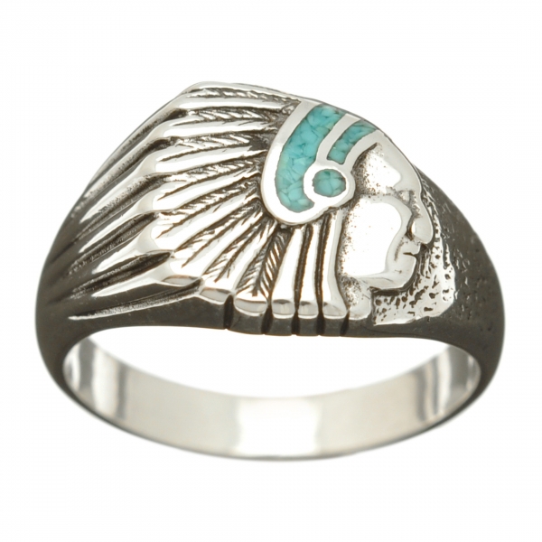 Harpo Paris classic ring R177GM Native American chief