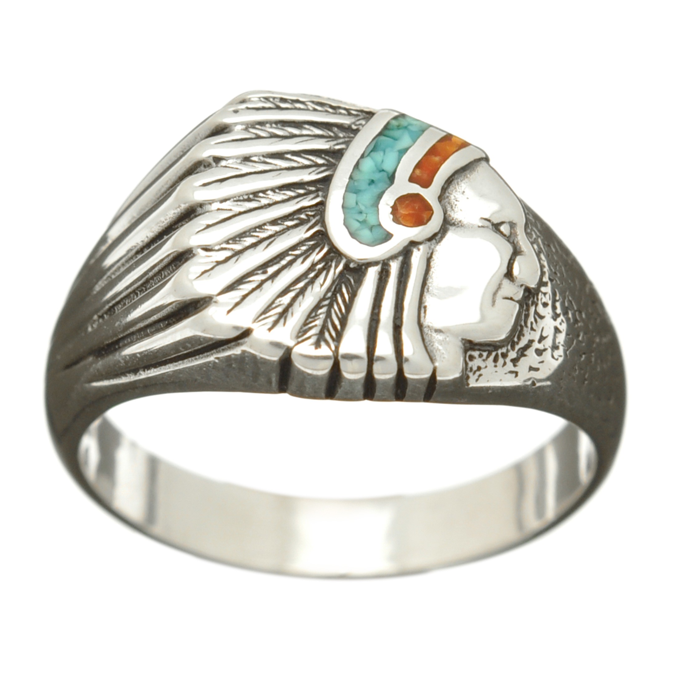 Harpo Paris classic ring R177GM Native American chief