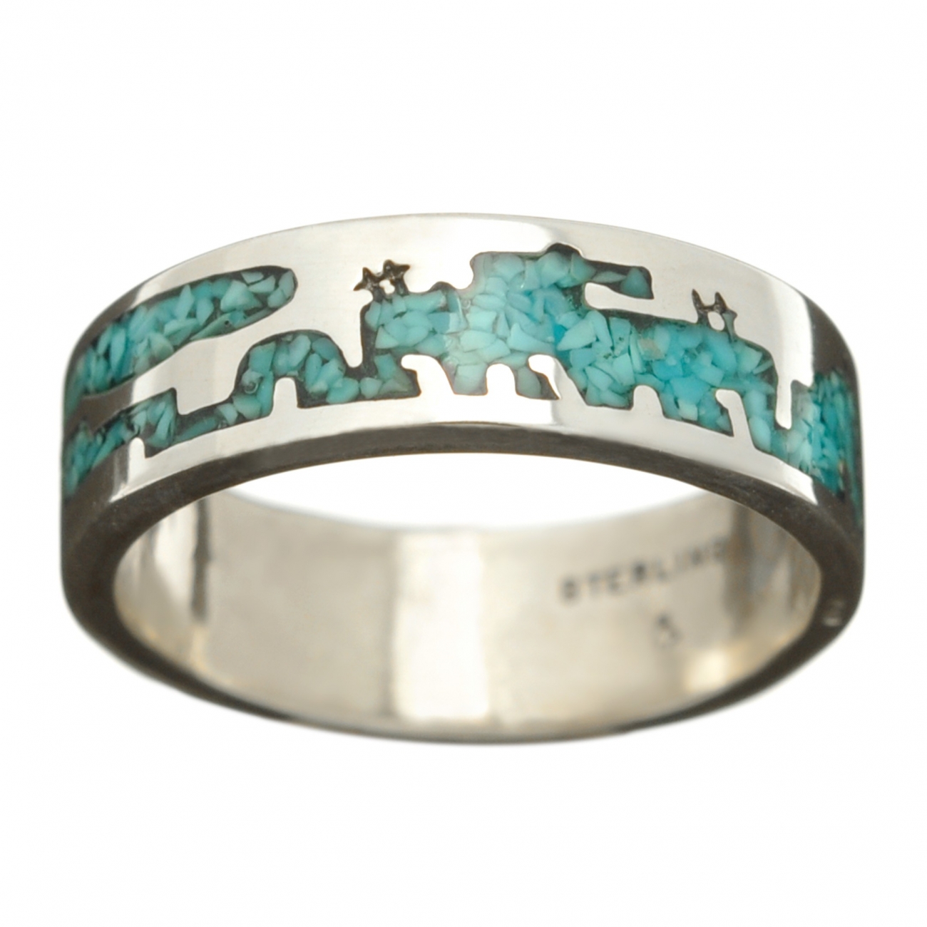 Harpo Paris classic ring R155 Native American Pueblo village