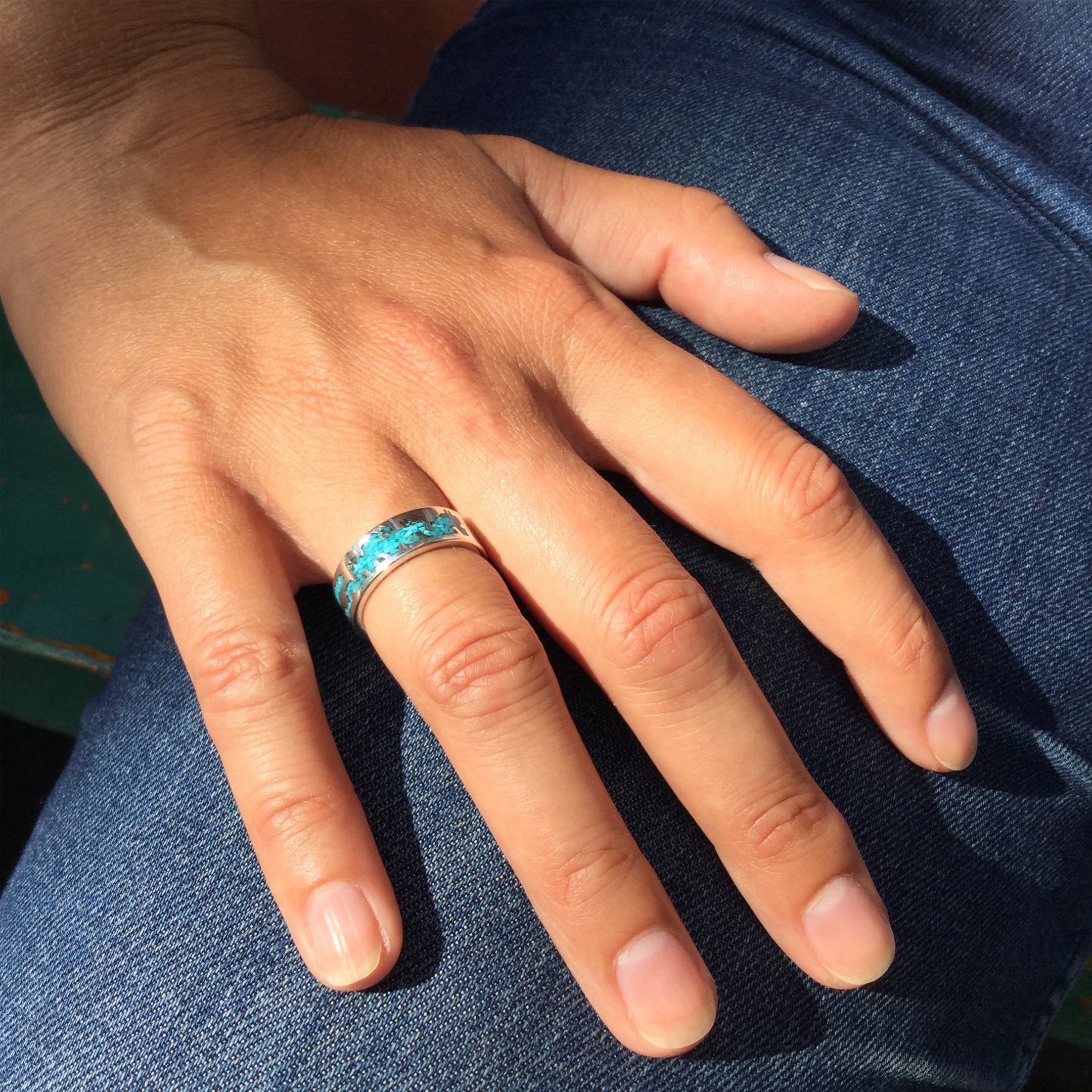 Bague classique Harpo Paris R155 village Native amérindien